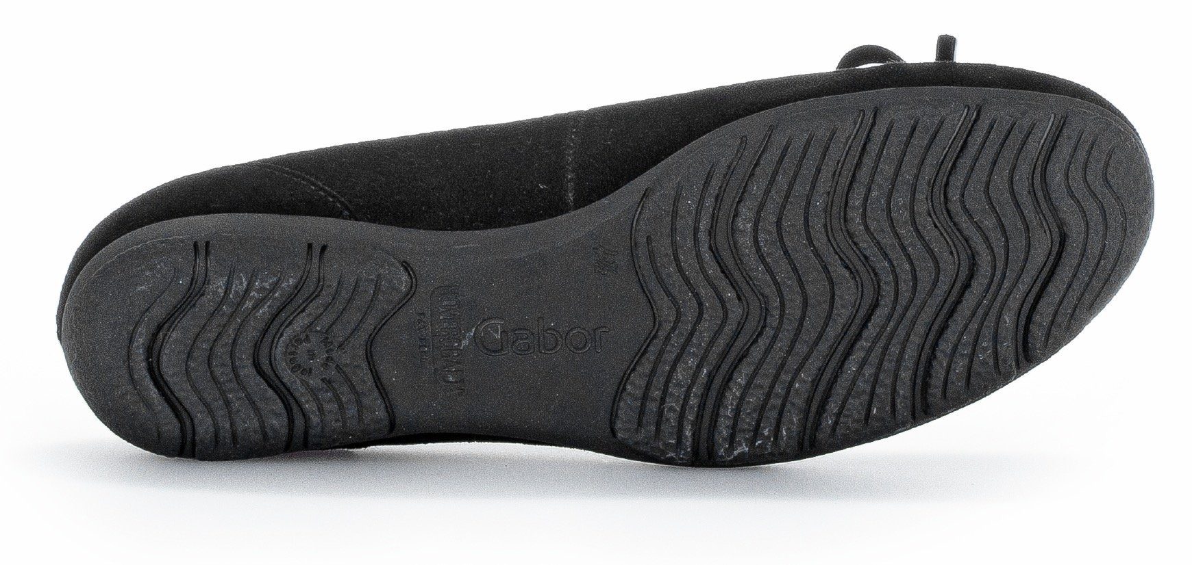 Gabor Ballerina Flache Schuhe, Business Schuhe mit Hovercraft Luftkammern-Laufsohle