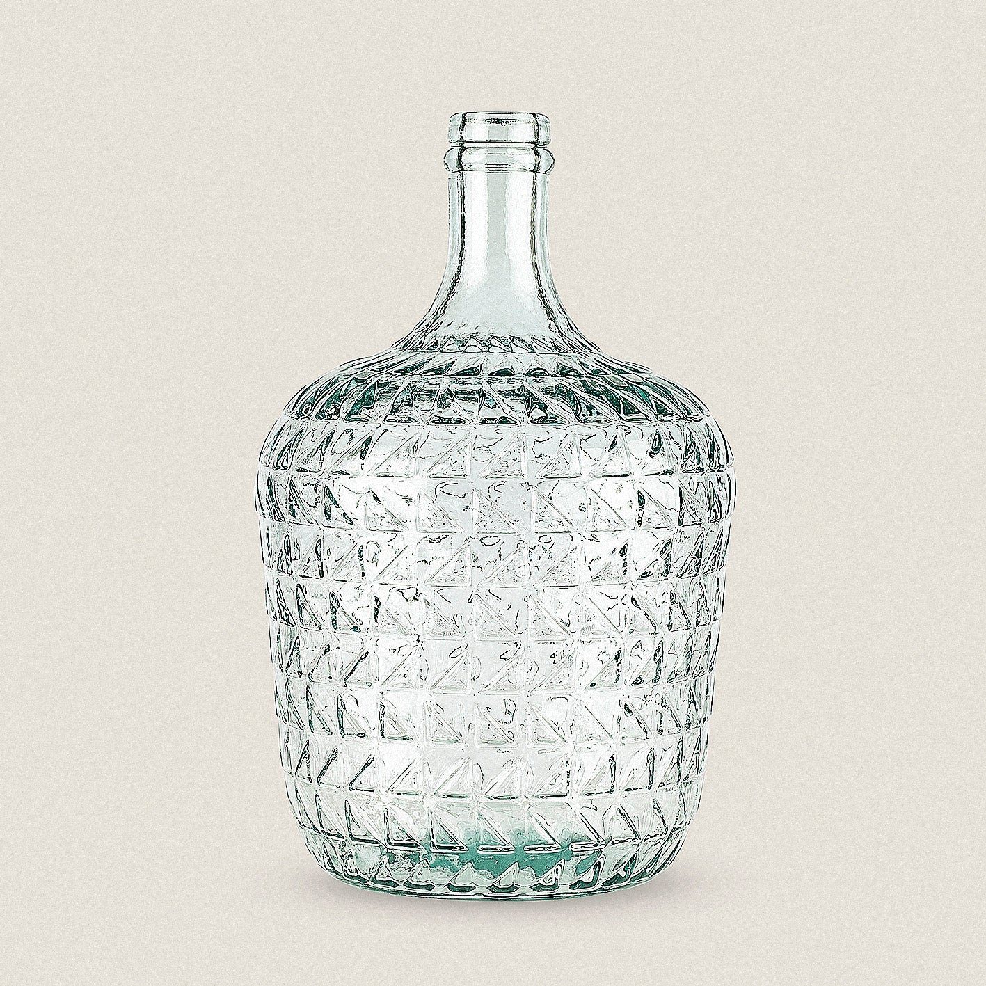 transparent Altglas, Vase the "Valentina", up way Tischvase 100 %