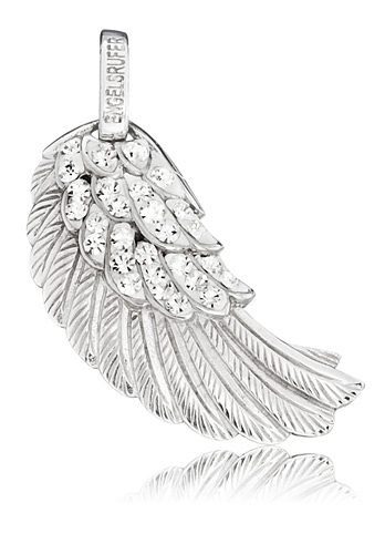 Engelsrufer Flügelanhänger Where the angels fly FLÜGEL CRYSTAL, mit Preciosa Crystals