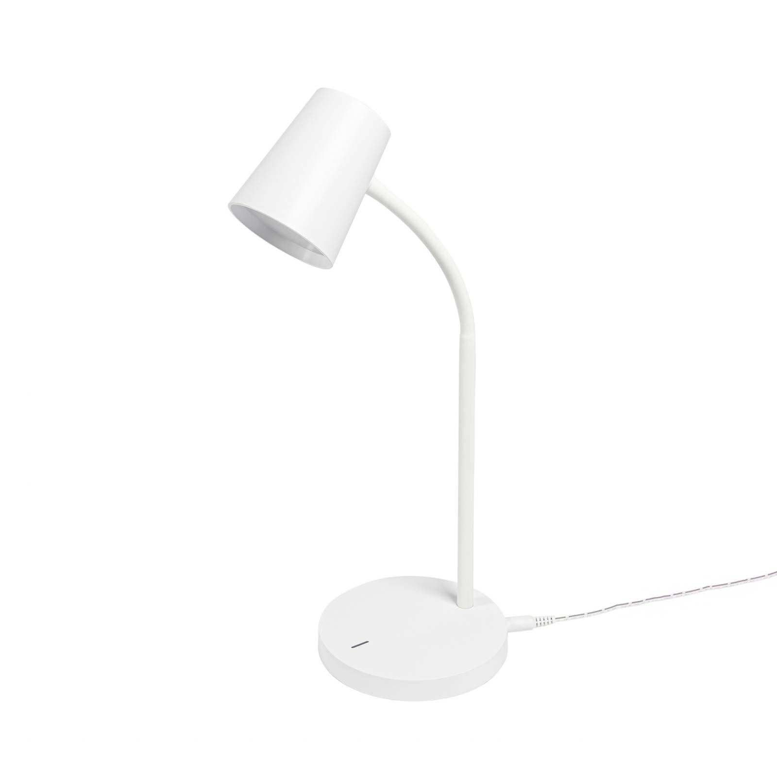 Lindby Schreibtischlampe Ailina, LED, Kunststoff Weiß warmweiß IP20, 1 x 5 günstig online kaufen