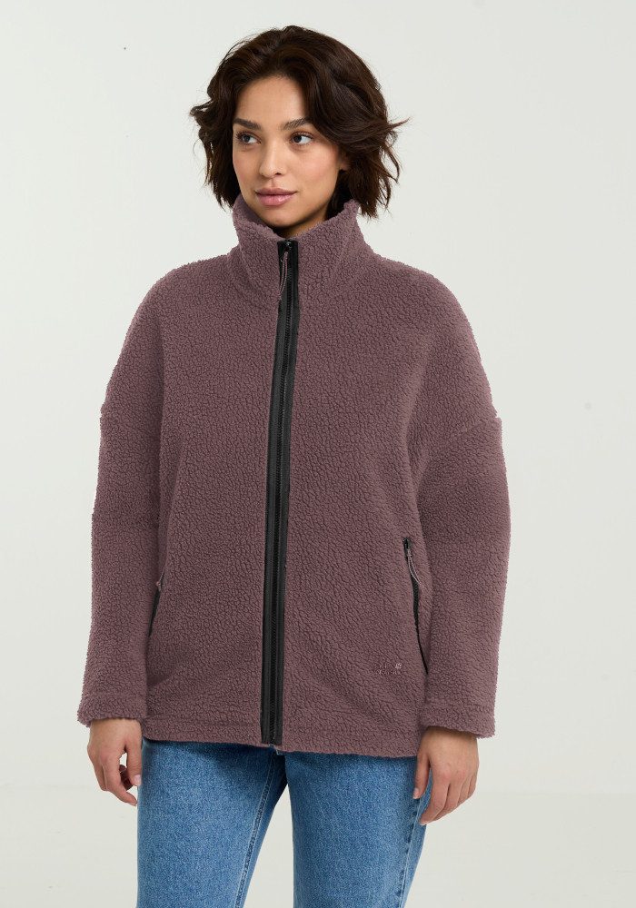 Jack Wolfskin Plüschjacke STONE LITE JKT W mit wärmender Funktion, windabweisend, atmungsaktiv