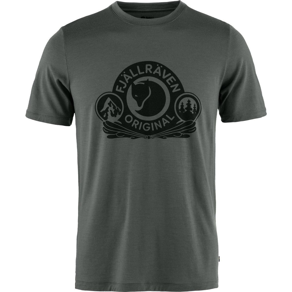 Fjällräven Kurzarmshirt Abisko Wool Classic SS M Leichtes, geruchsresistentes T-Shirt aus Merinowolle-Polyester-Mix