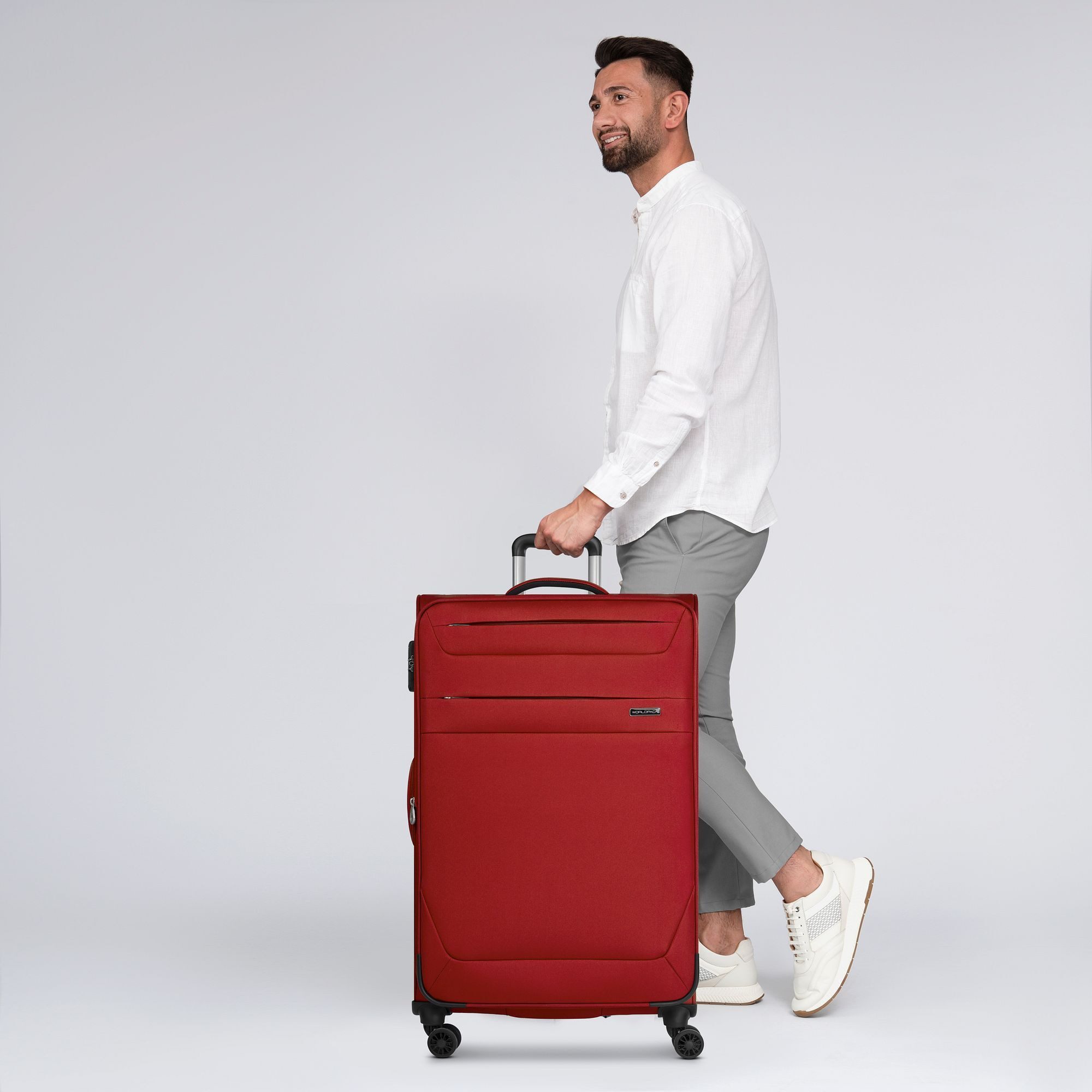 WORLDPACK Weichgepäck-Trolley Chicago, 4 Rollen, Polyester
