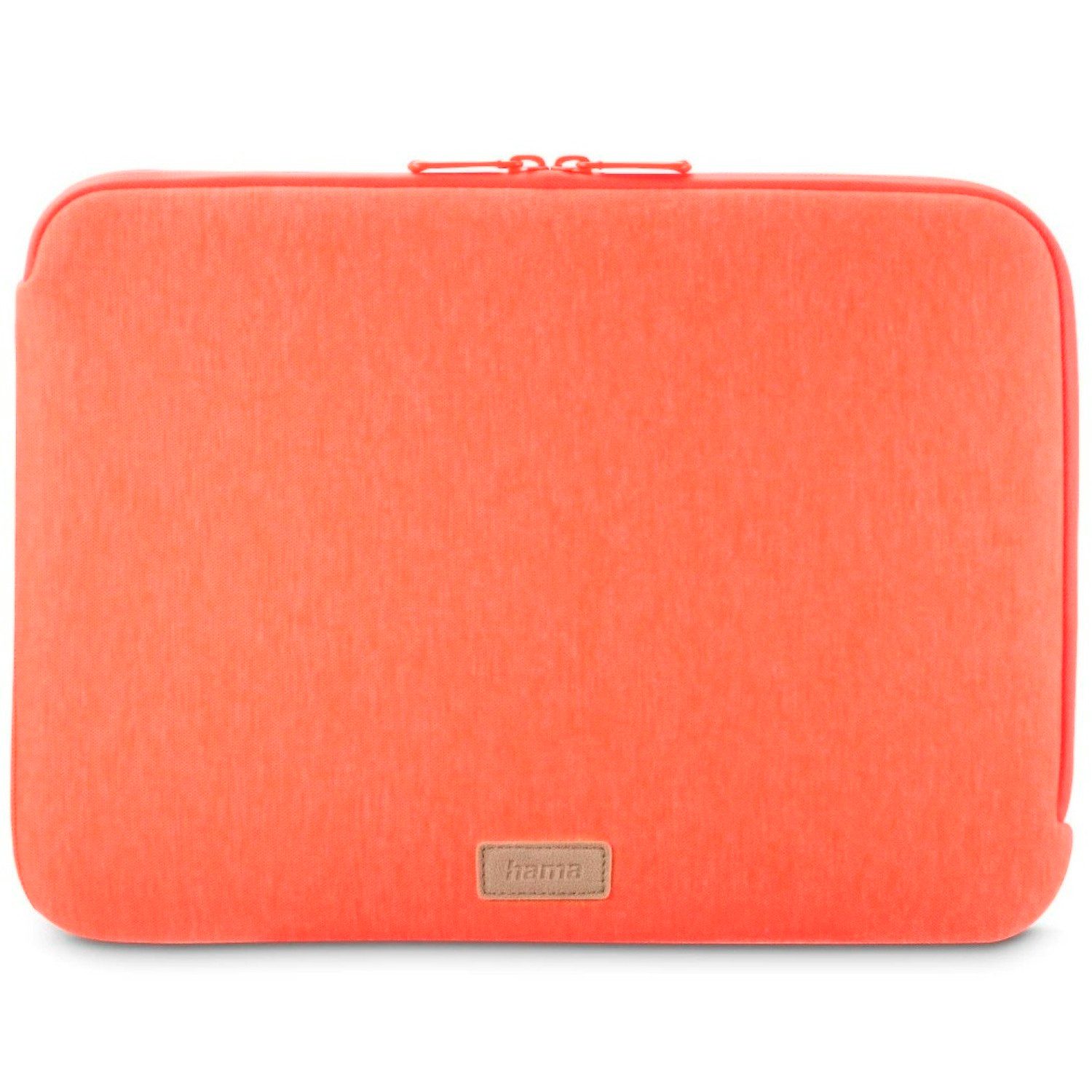 Hama Laptoptasche Notebook-Tasche Schutz-Hülle Jersey 15,6" Coral, Business Schutz-Hülle Laptop-Tasche Case für 15,6" 16" 16,2" Zoll