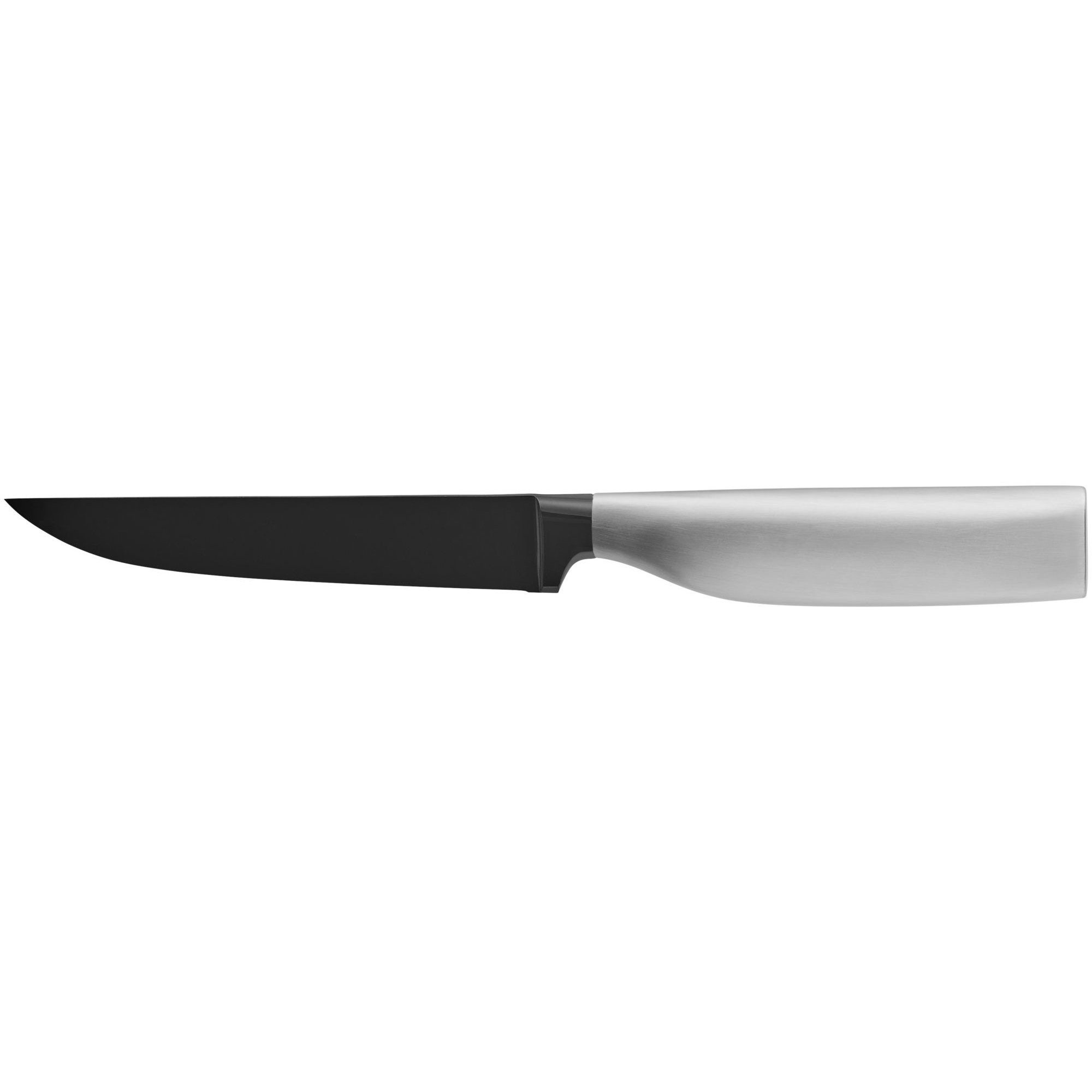 WMF Kochmesser Ultimate Black, Klinge 12cm, Diamond Cut, sicherer Fingerschutz