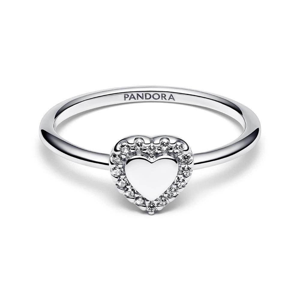Pandora Fingerring PANDORA Timeless Damen Herzring aus 925er Silber, Zirkon günstig online kaufen