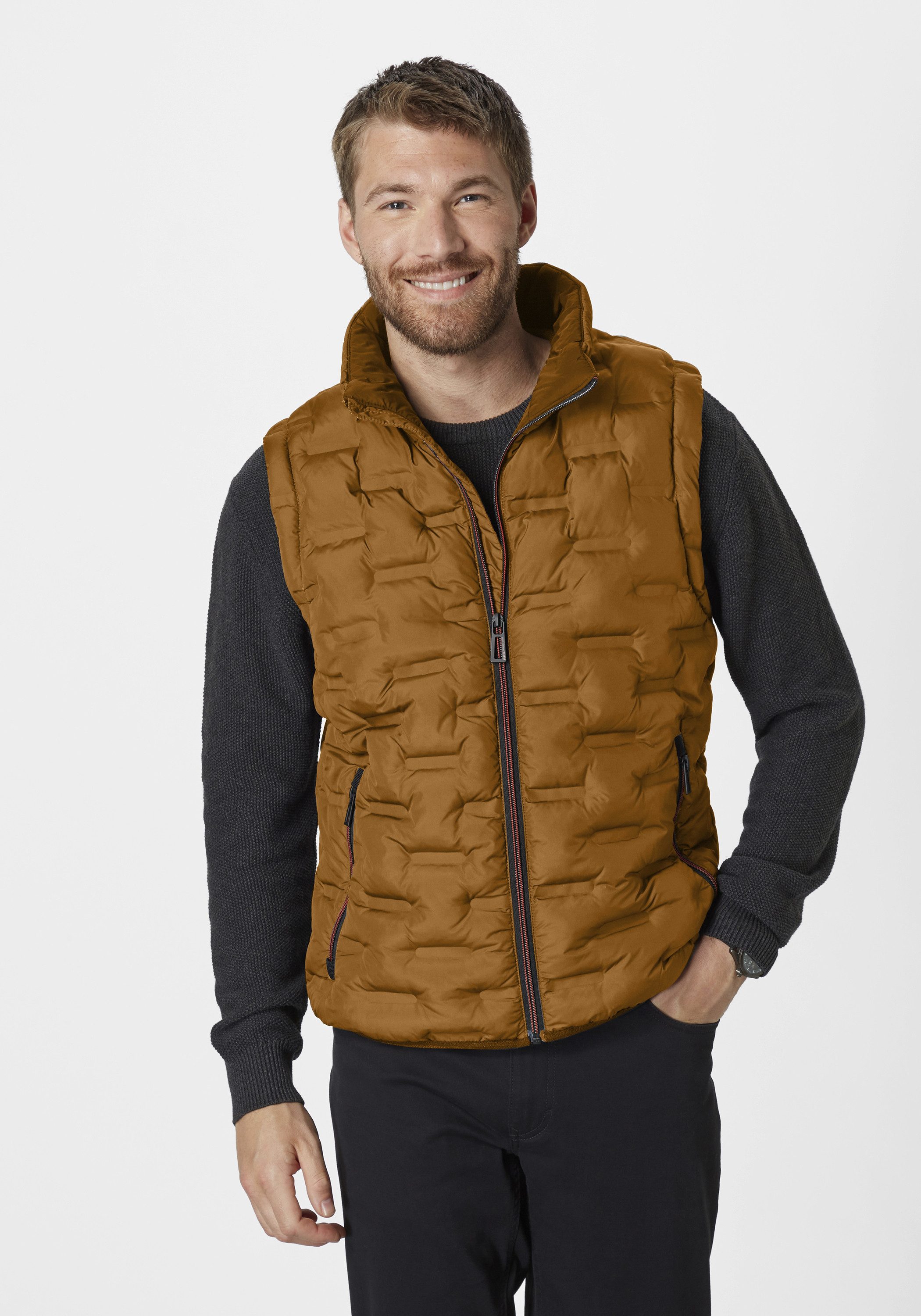 Redpoint Steppweste PERRY Sportive Steppweste mit Reißverschlusstaschen