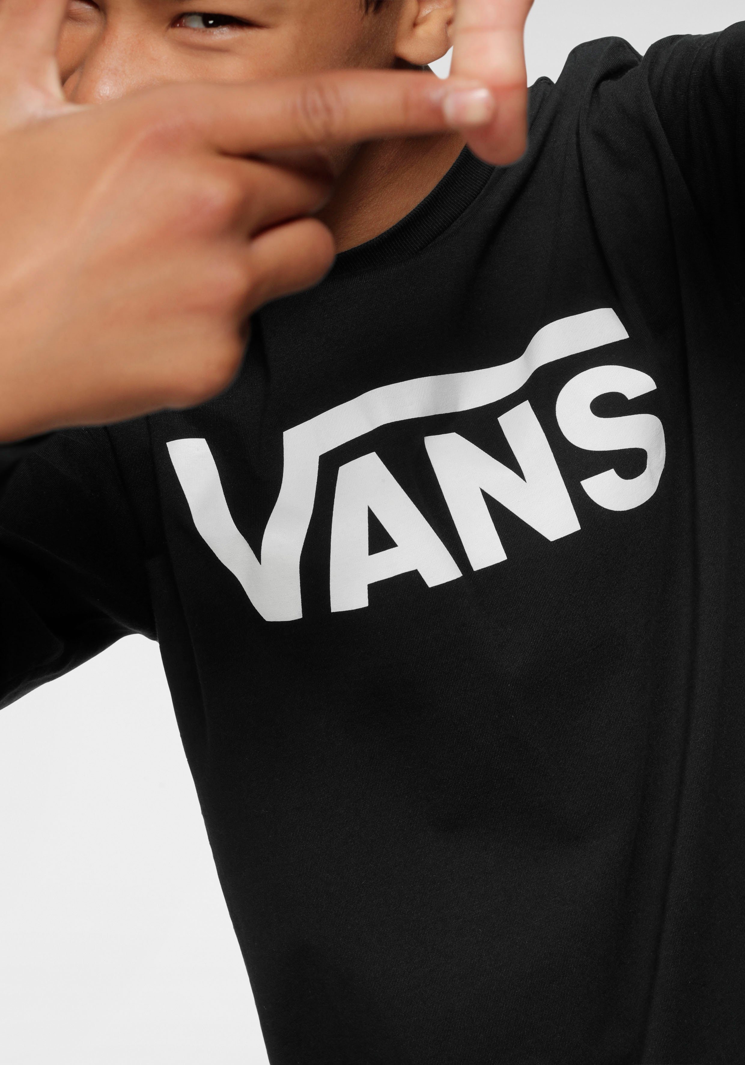 schwarz VANS Langarmshirt CLASSIC BOYS Vans LS