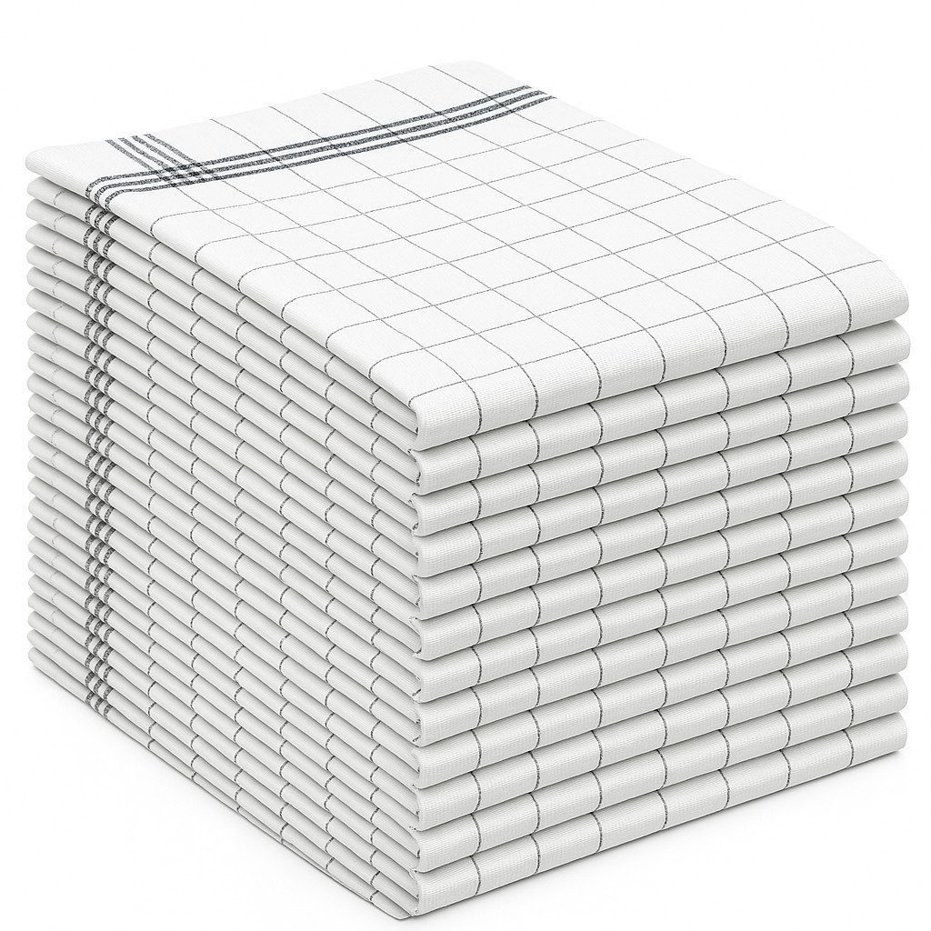 ALARA HOME Geschirrtuch Geschirrtuch Geschirrtücher 100% Baumwolle Trockentuch Küchentücher, (10 er, 10-tlg, Größe 50x70 cm)