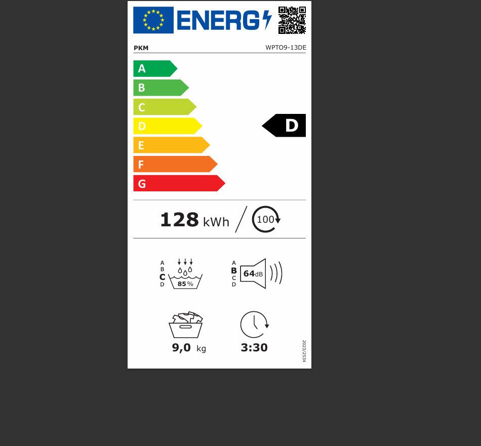 Energieeffizienzklasse: 