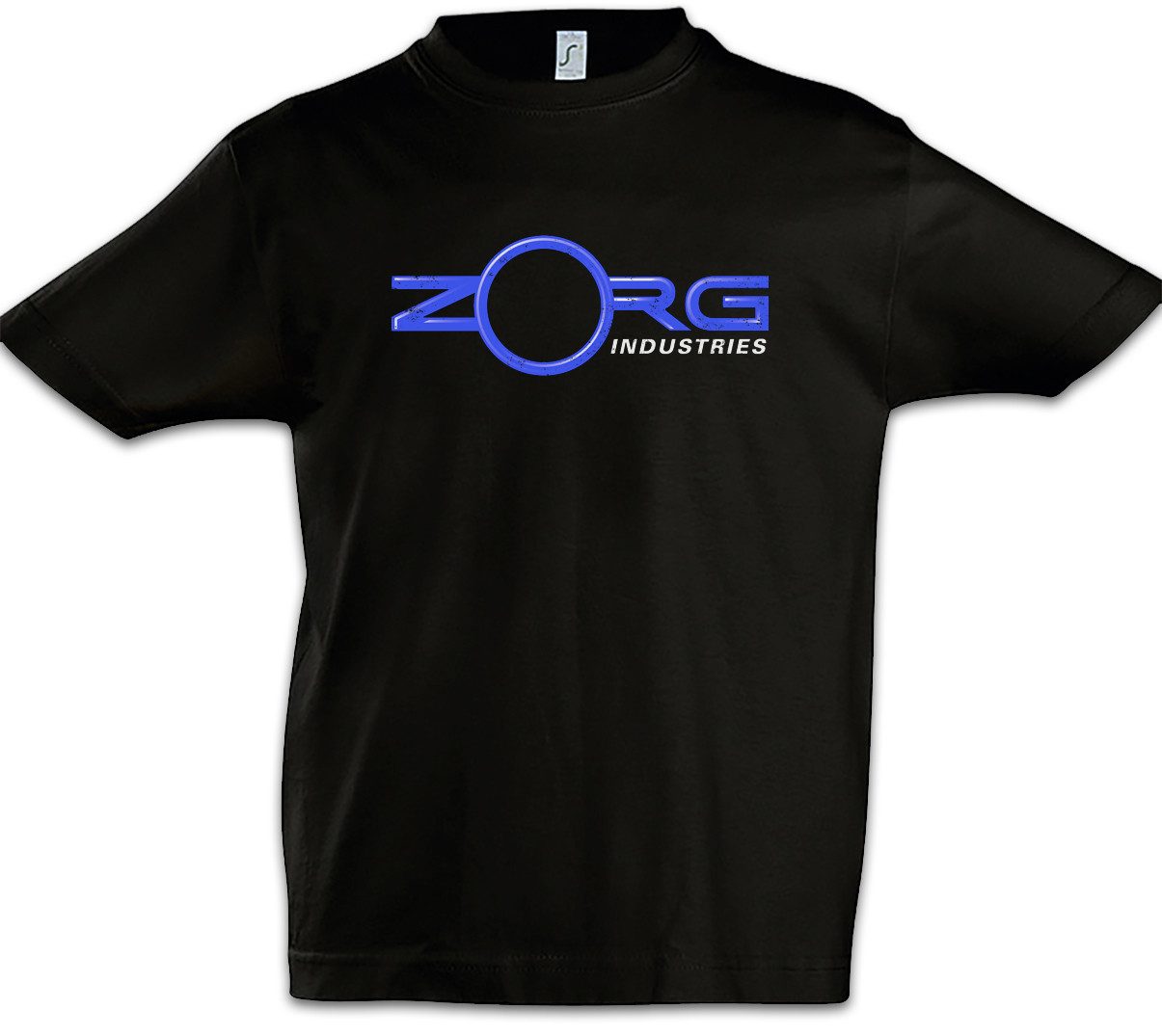 Print-Shirt Zorg Kinder T-Shirt Logo Zeichen Firma Das Fünfte The Fifth Element 5.