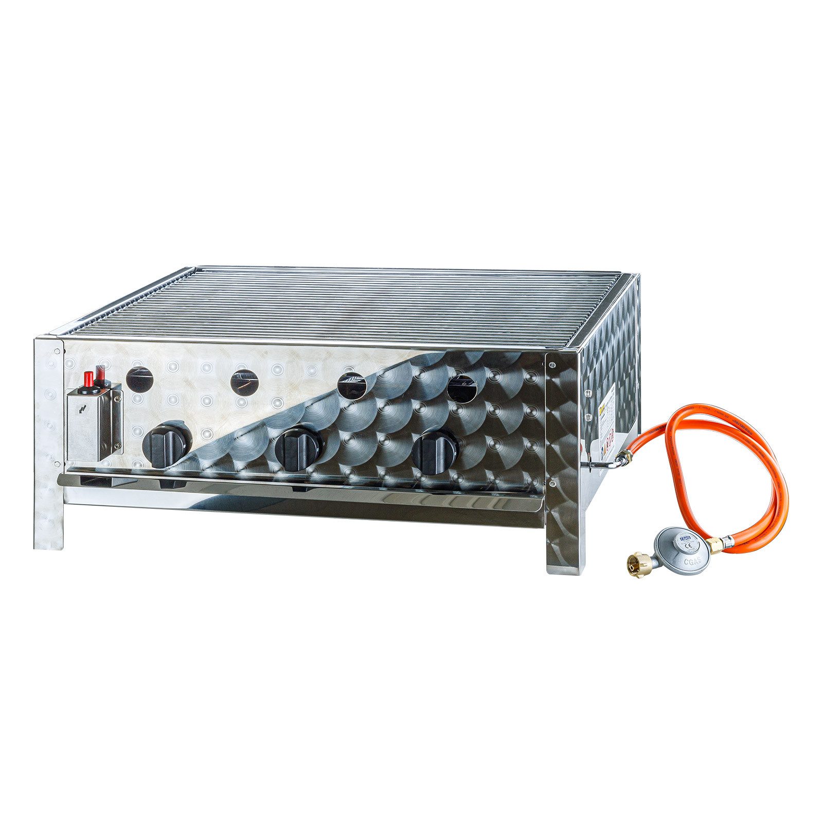 DEMA Gasgrill Gasbräter mit Grillrost DGB3