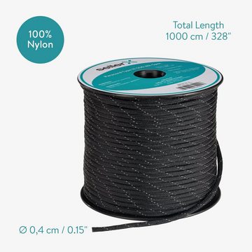 Navaris Outdoor 550 Nylon Seil 4mm 100m Allrounder Schnur Reißfeste Schnur Seil (1-tlg)