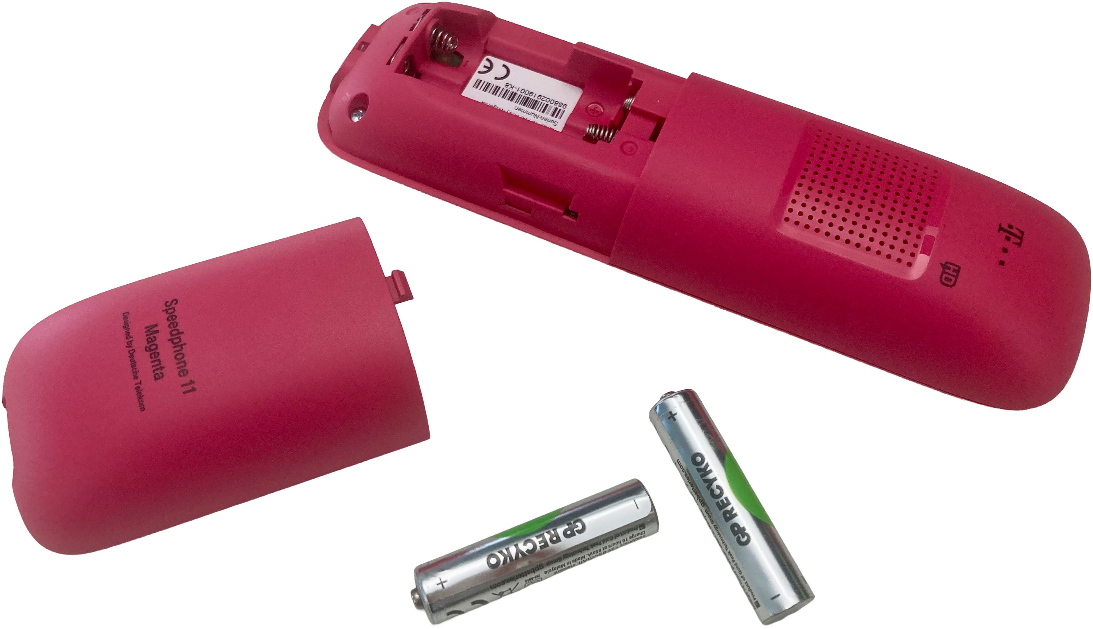 Telekom Akkupack 2x AAA (1,2V) 850mAh wiederaufladbar für schnurlos Telefone Akkupacks 850 mAh (2 St), Festnetztelefon DECT Panasonic Gigaset Telekom Sinus Speedphone