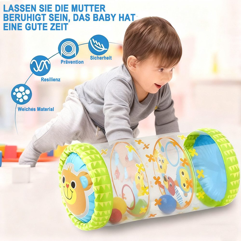 CLTYQ Krabbelrolle Rollende Trommel Bildungsspielzeug für Babys, Fördert di günstig online kaufen