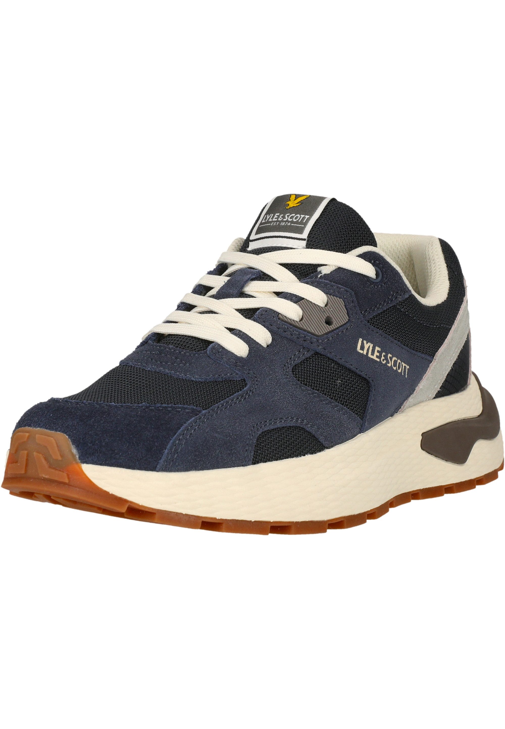 Lyle & Scott Logan Sneaker mit geformter, hochelastischer Innensohle