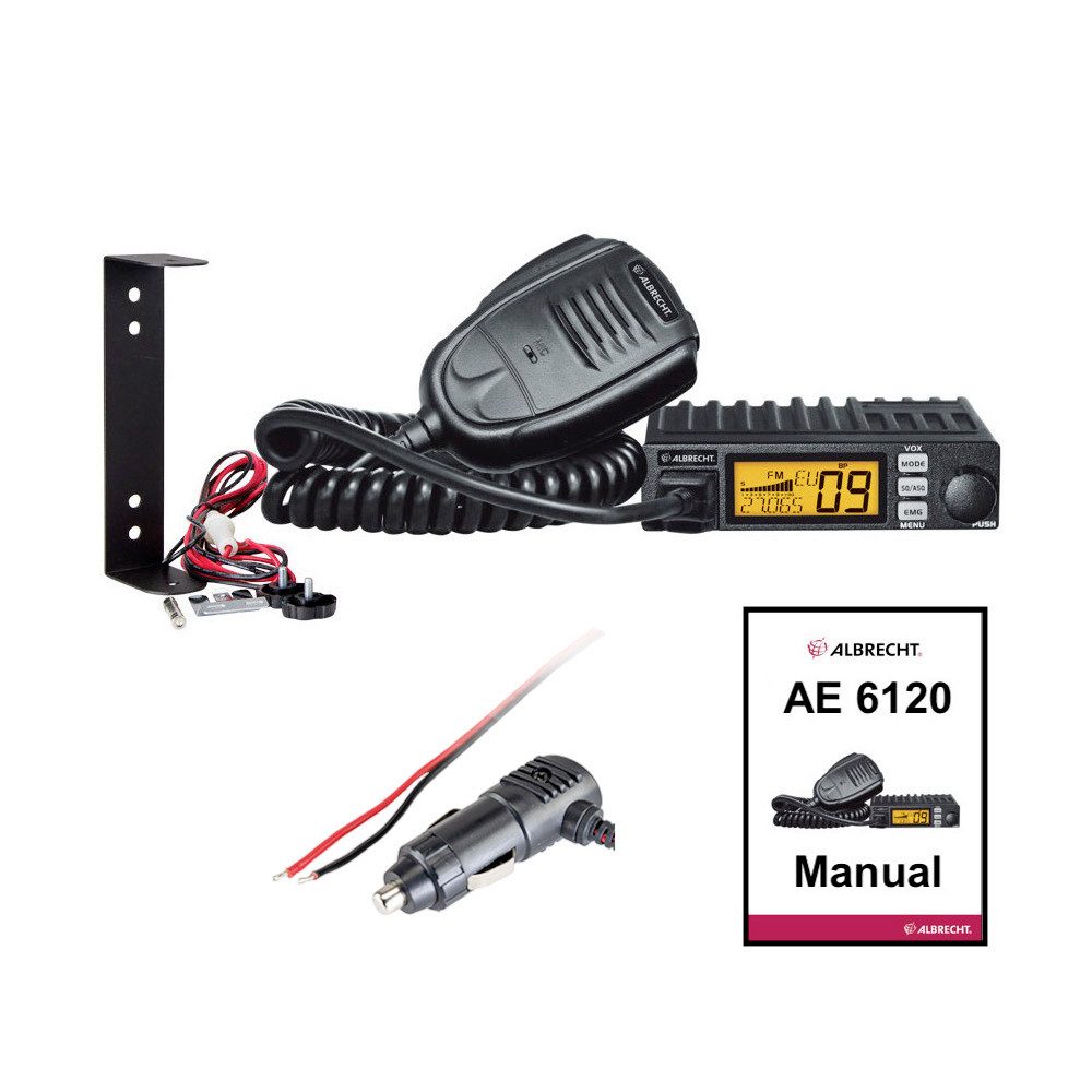 Albrecht Funkgerät Albrecht Mini-CB FunkAE 6120 VOX Multi 12620 CB-Funkgerät