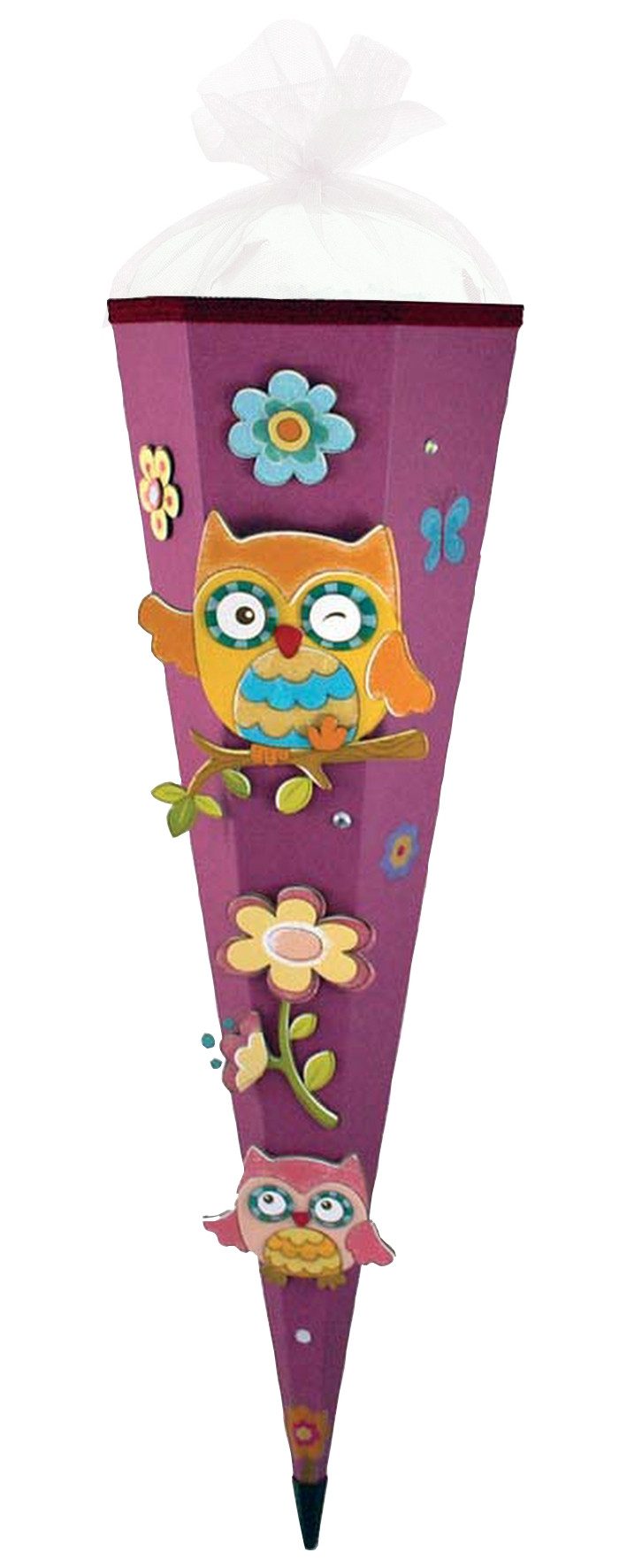 Pridera Schultüte Schnell-Basteltüte für Mädchen in unterschiedlichen Motiven