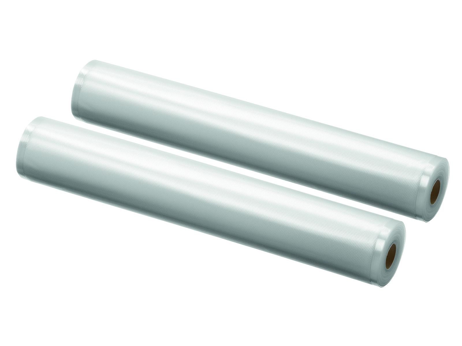 Bartscher Vakuumier-Folienrollen Vakuumierfolienrollen-Set (2 Rollen), 400, Breite 40 cm, 300424