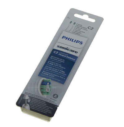 Philips Aufsteckbürsten Philips Sonicare HX9022/10 Aufsteckbürste 2er Set Optimal Plaque Defen