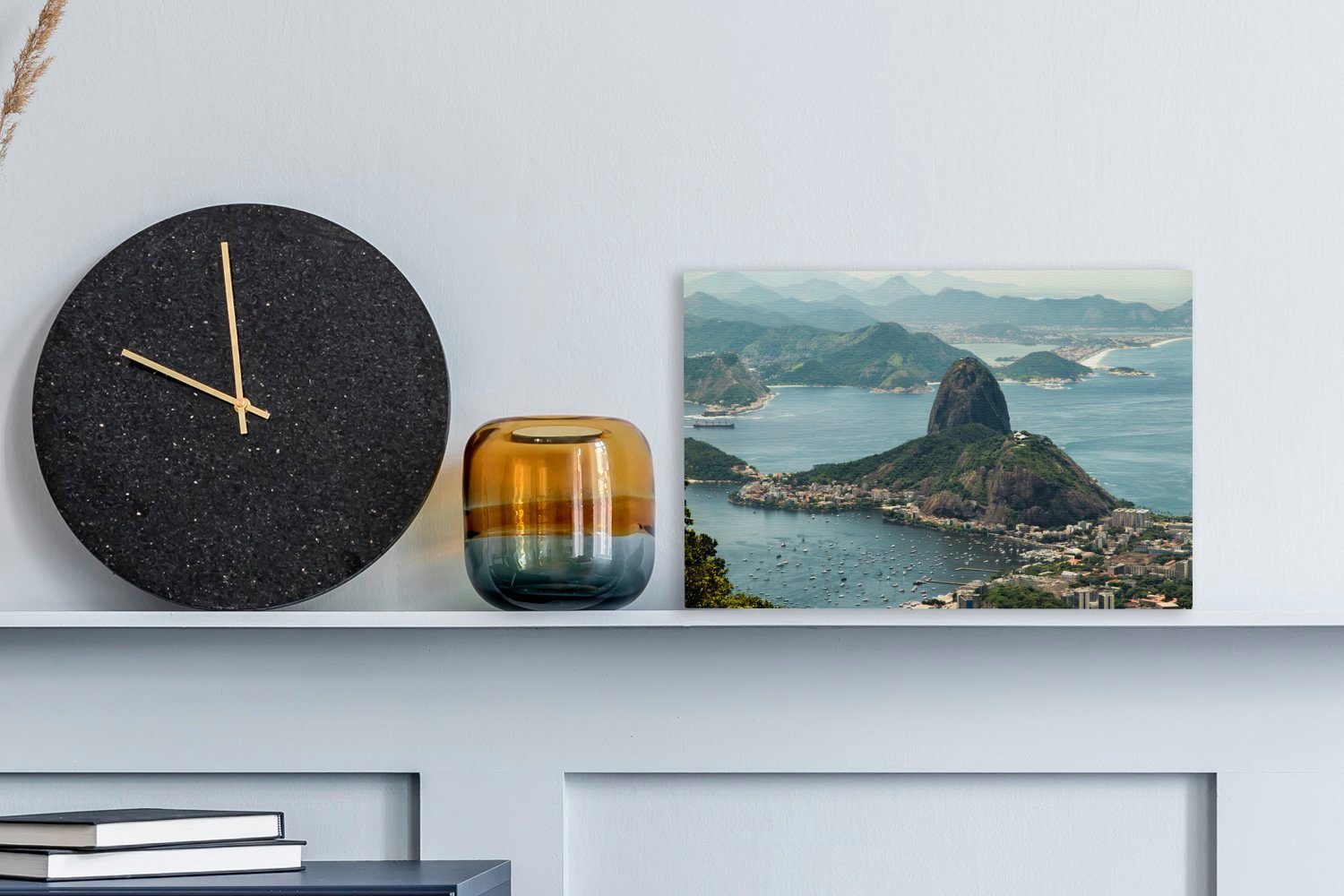 OneMillionCanvasses® Leinwandbild Der Zuckerhut in Rio de Leinwandbilder, 30x20 oben, Wanddeko, cm Janeiro Wandbild (1 von Aufhängefertig, St)