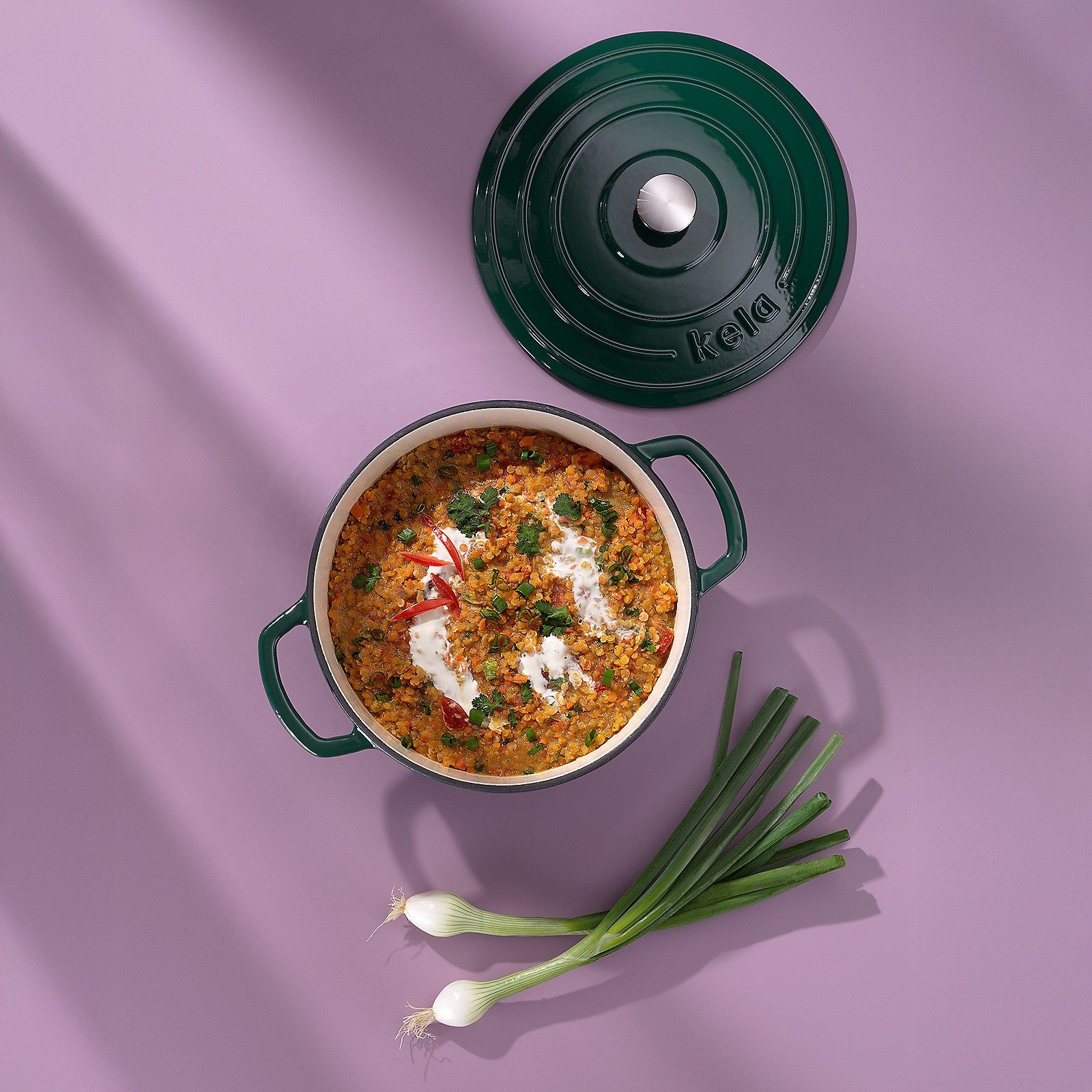 kela Bräter Calido, emmailiert, Allherdboden, backofengeeignet, gute Wärmespeicherung