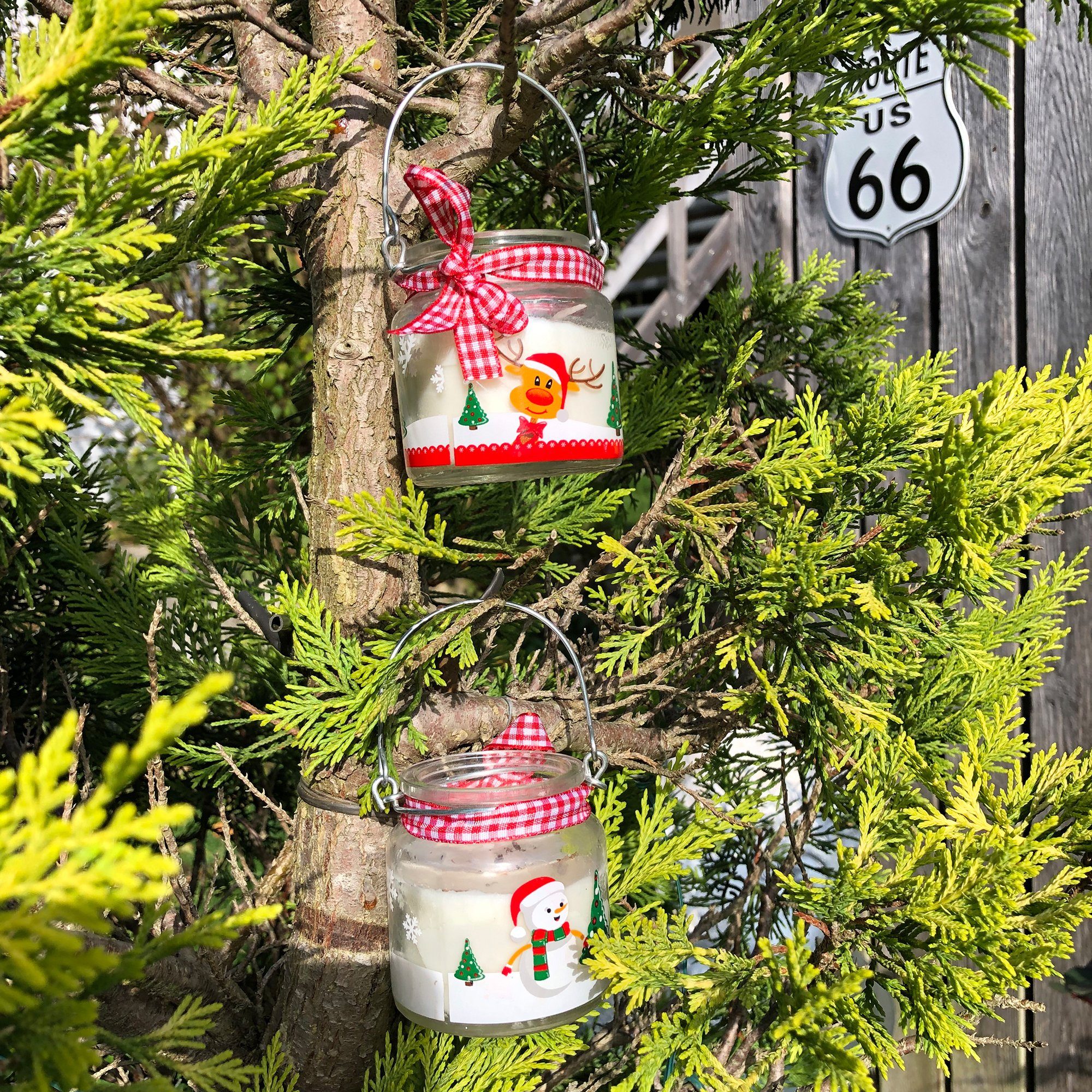 Annastore Duftkerze Set mit 2 Duftkerzen als Geschenk, Duftkerzen im Glas (12-tlg), Geschenkset für Damen