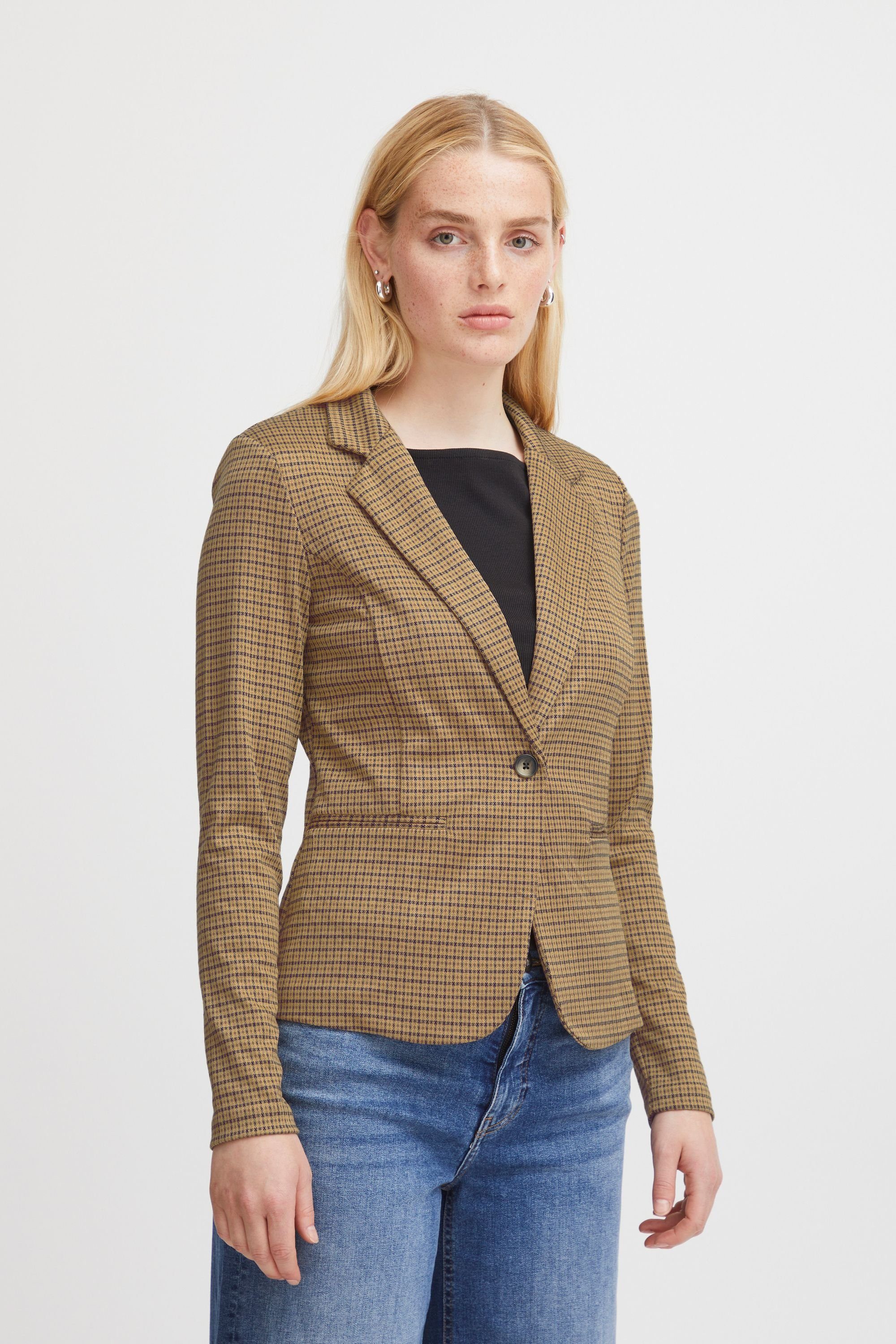 Ichi Jackenblazer IHKATE CAMELEON BL - 20115716 Cathay Spice (180950)