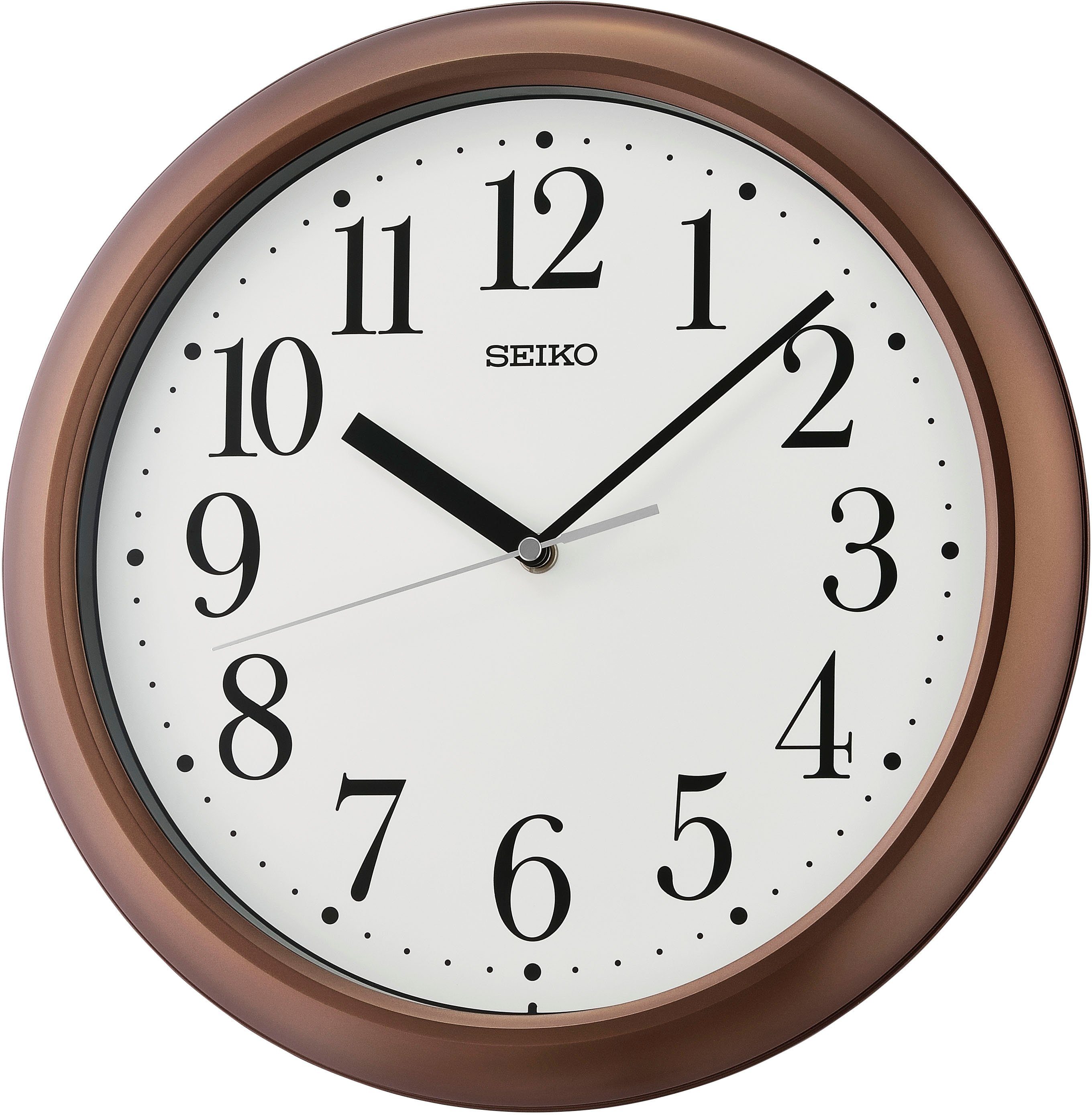 Seiko Wanduhr QXA787B (Quarzuhr,Wohnzimmer,Esszimmer,Küche,Arbeitszimmer,Bü günstig online kaufen