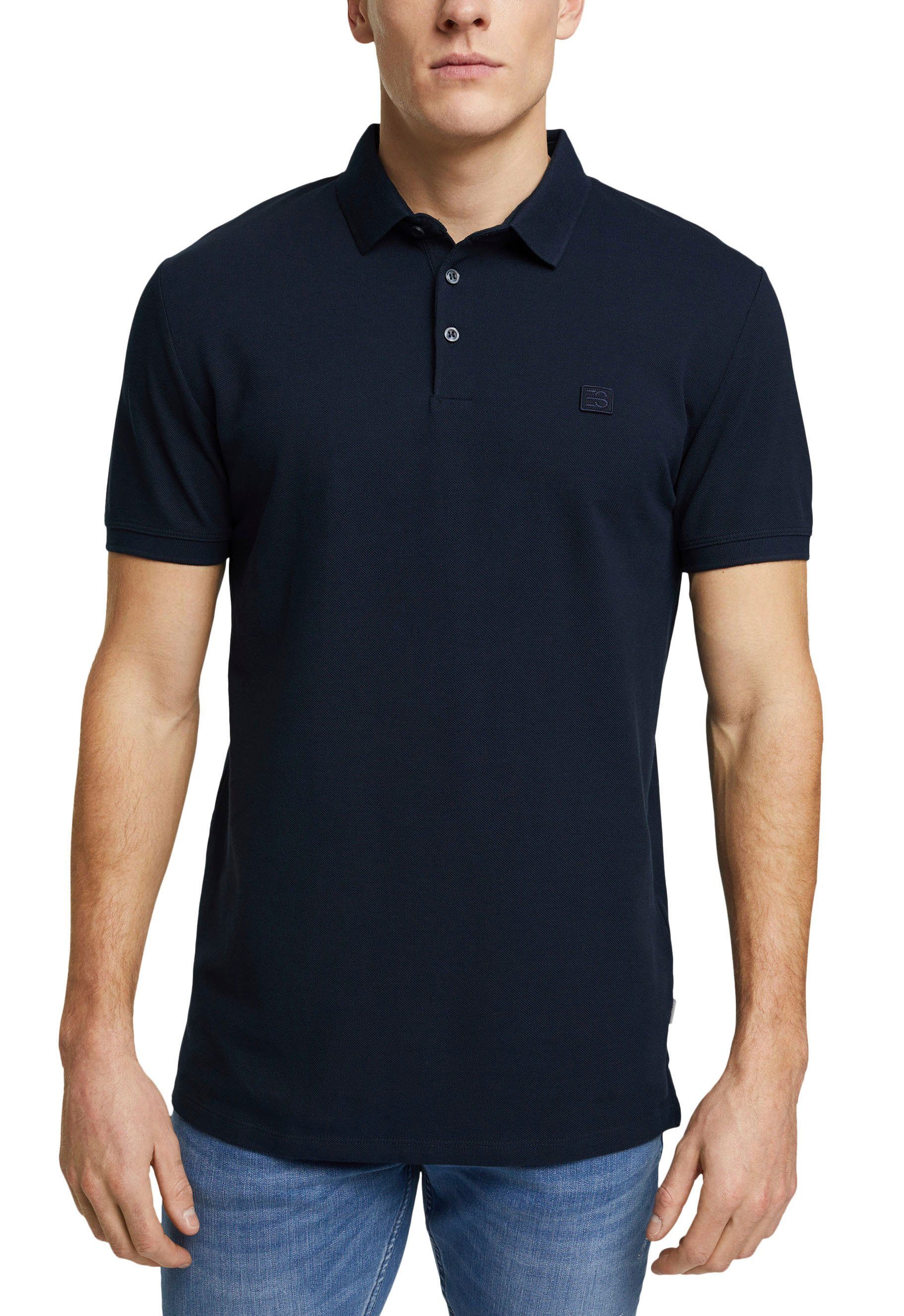 Herren Bekleidung T-Shirts Poloshirts Lacoste Baumwolle Poloshirt mit Logo-Stickerei in Schwarz für Herren 