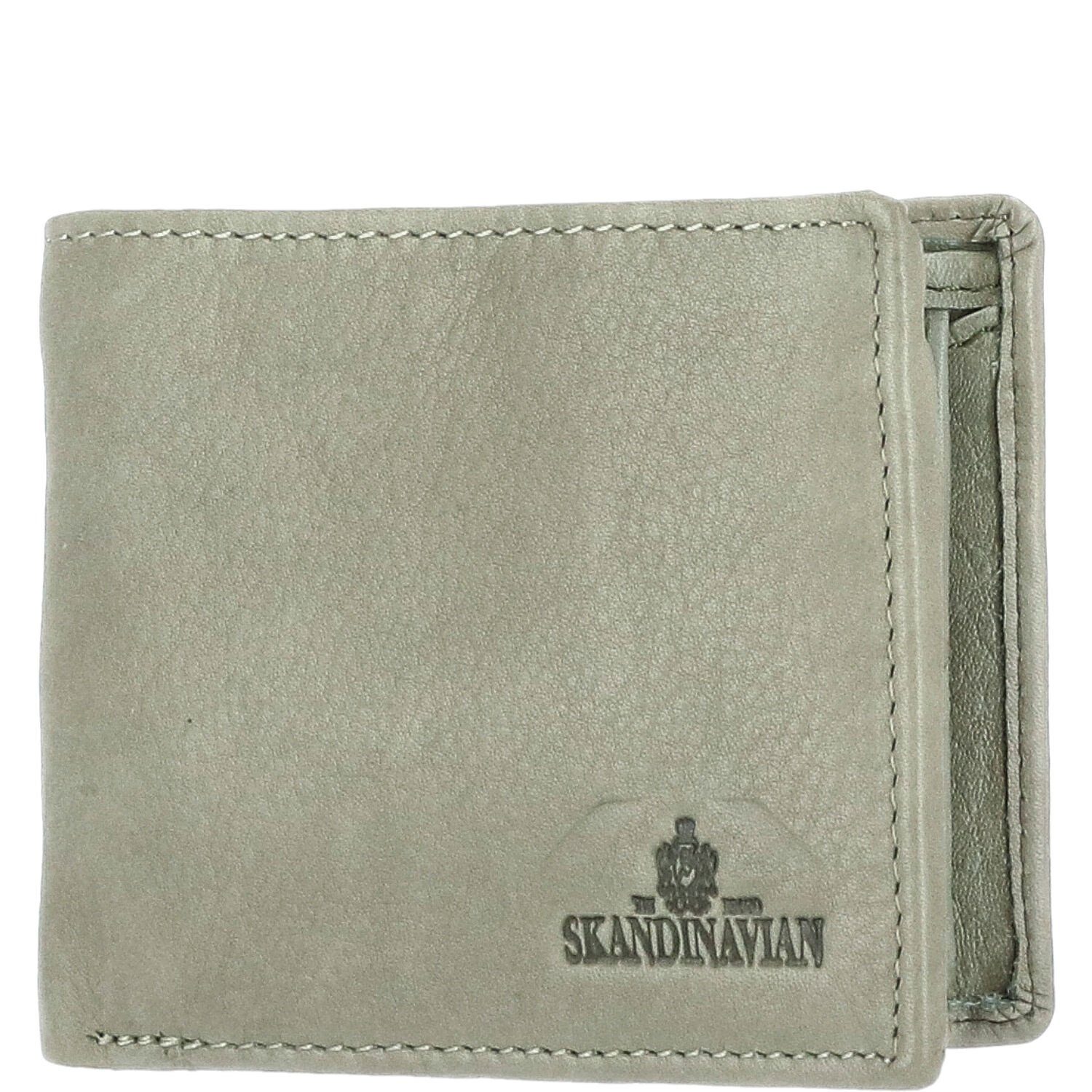 The Skandinavian Brand Geldbörse The Skandinavian Brand Leder Geldbörse Querformat - mint