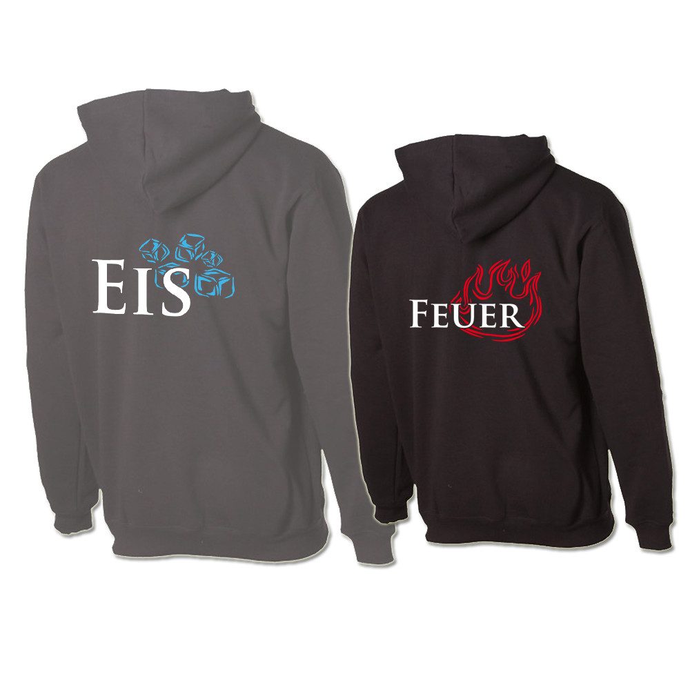 G-graphics Hoodie Eis & Feuer (Partner- günstig online kaufen