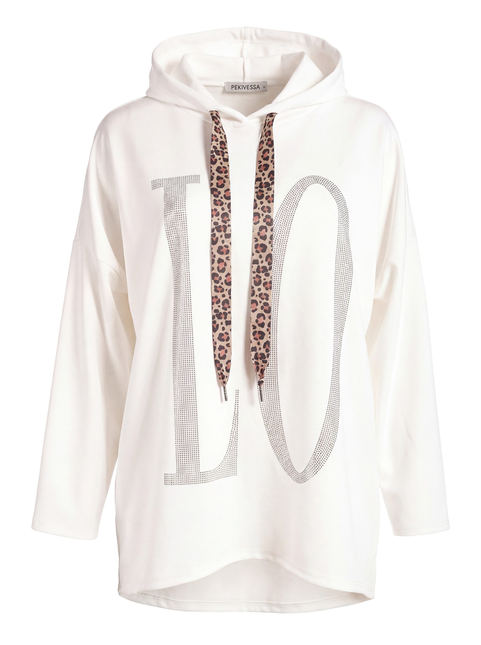 Hoodie Oversize Jersey Kapuzensweatshirt LOVE