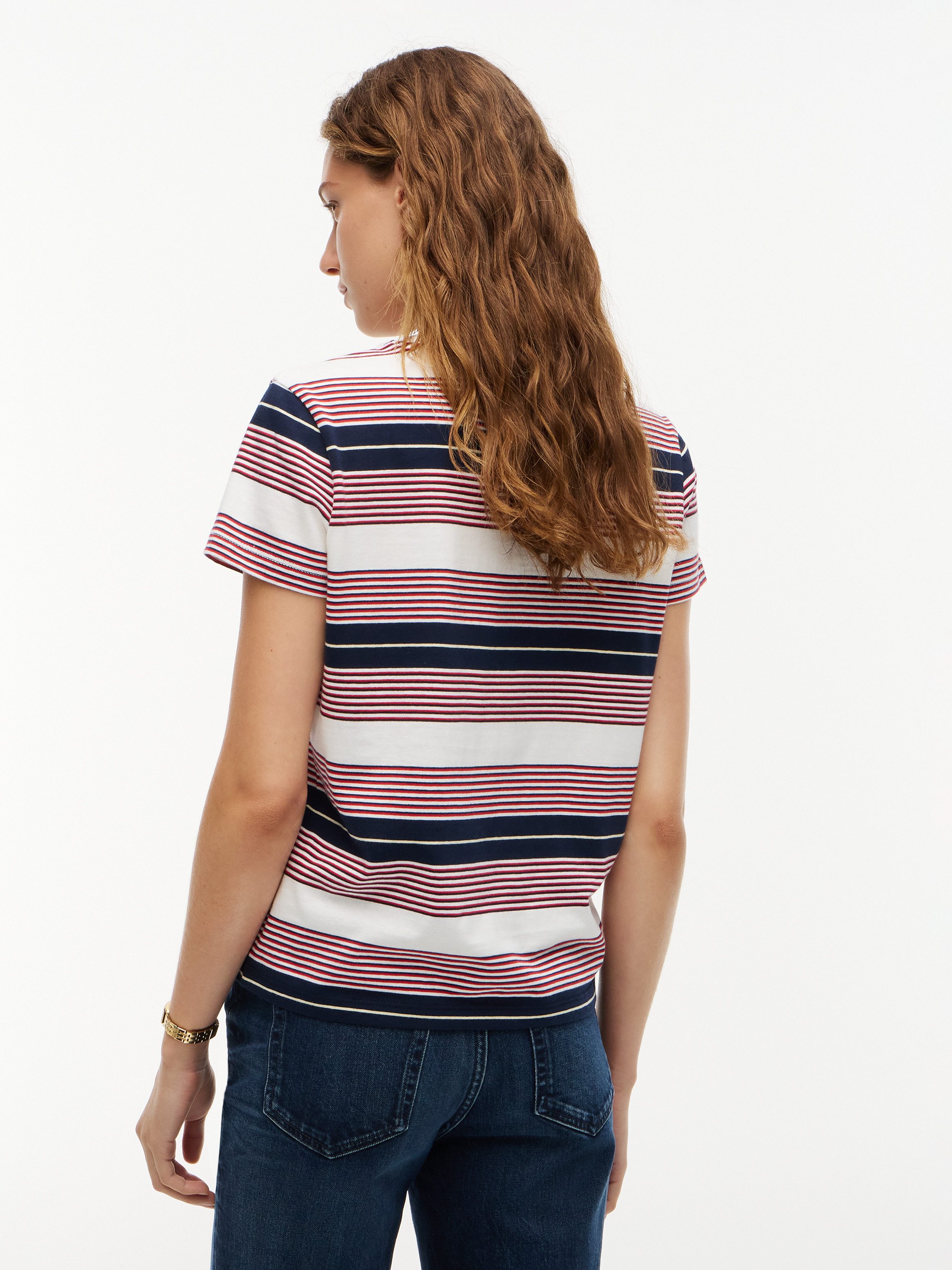 Tommy Jeans Rundhalsshirt TJW REG ESS JERSEY SS TEE EXT Baumwolle