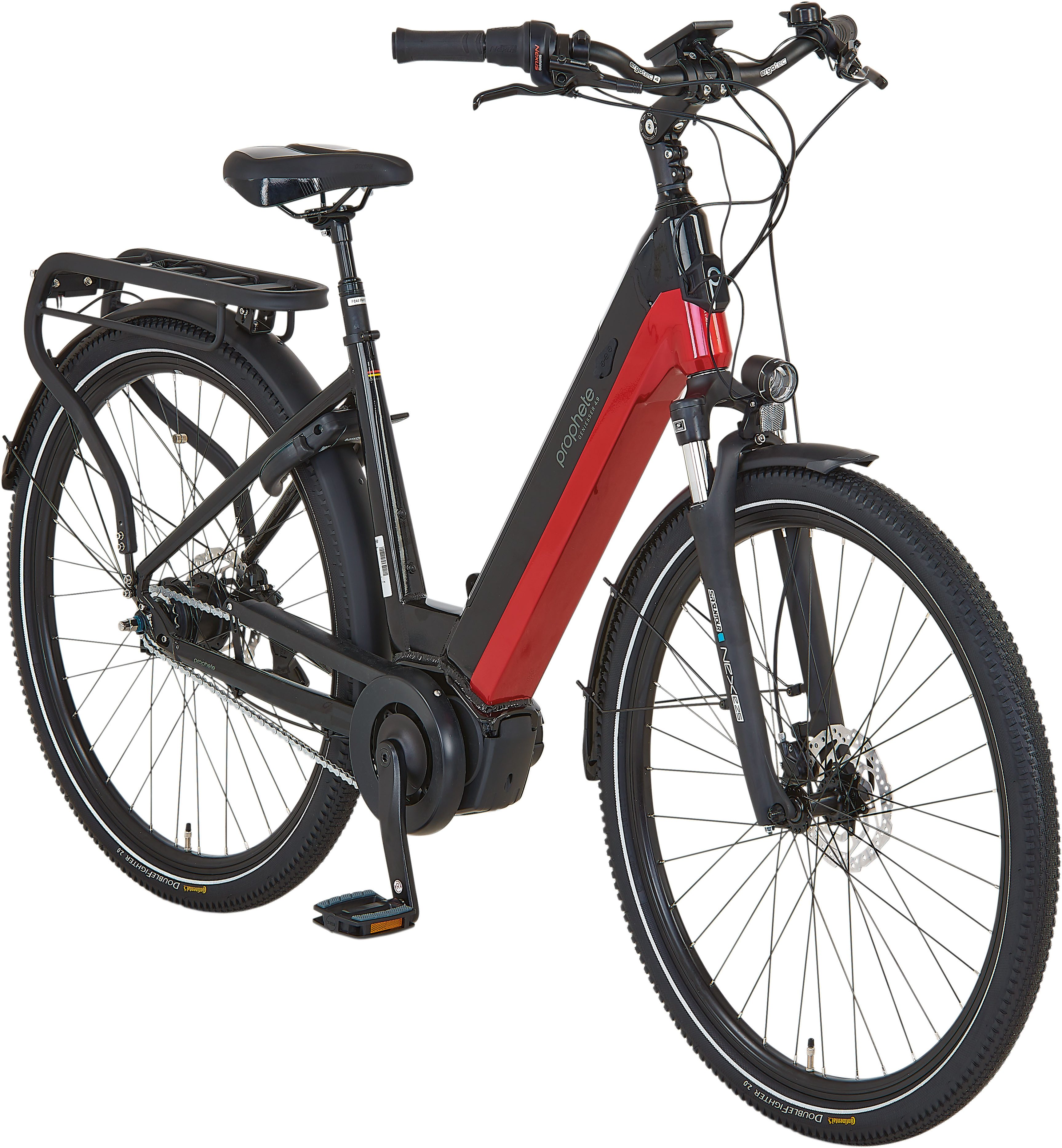 Prophete E-Bike Cityrad Geniesser 4.9, 7 Gang Shimano Nexus Schaltwerk, Nabenschaltung, Mittelmotor, 540 Wh, Pedelec, Elektrofahrrad für Damen u. Herren