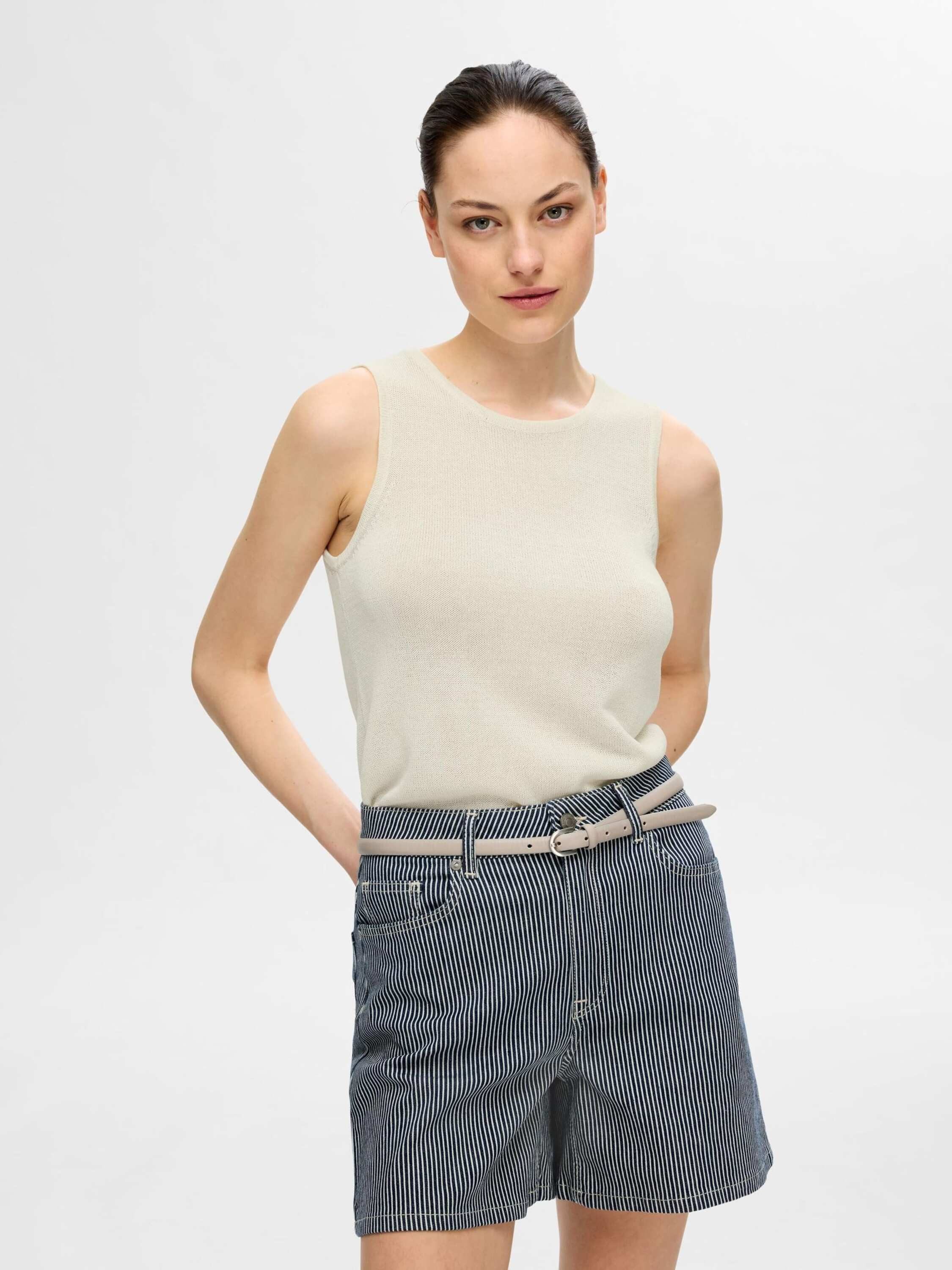 Selected Funktionstop SLFMoon (1-tlg) Plain/ohne Details