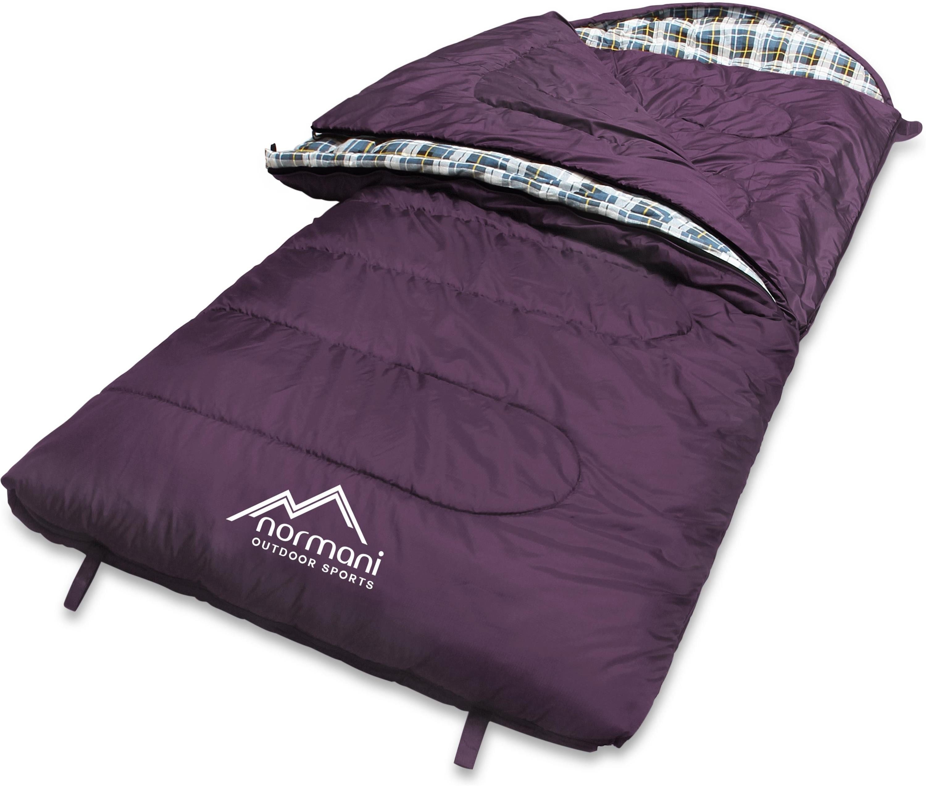 normani Deckenschlafsack 4-in-1 Schlafsack Antarctica, Extrem 4-Jahreszeiten Outdoor-Schlafsack mit Inlett