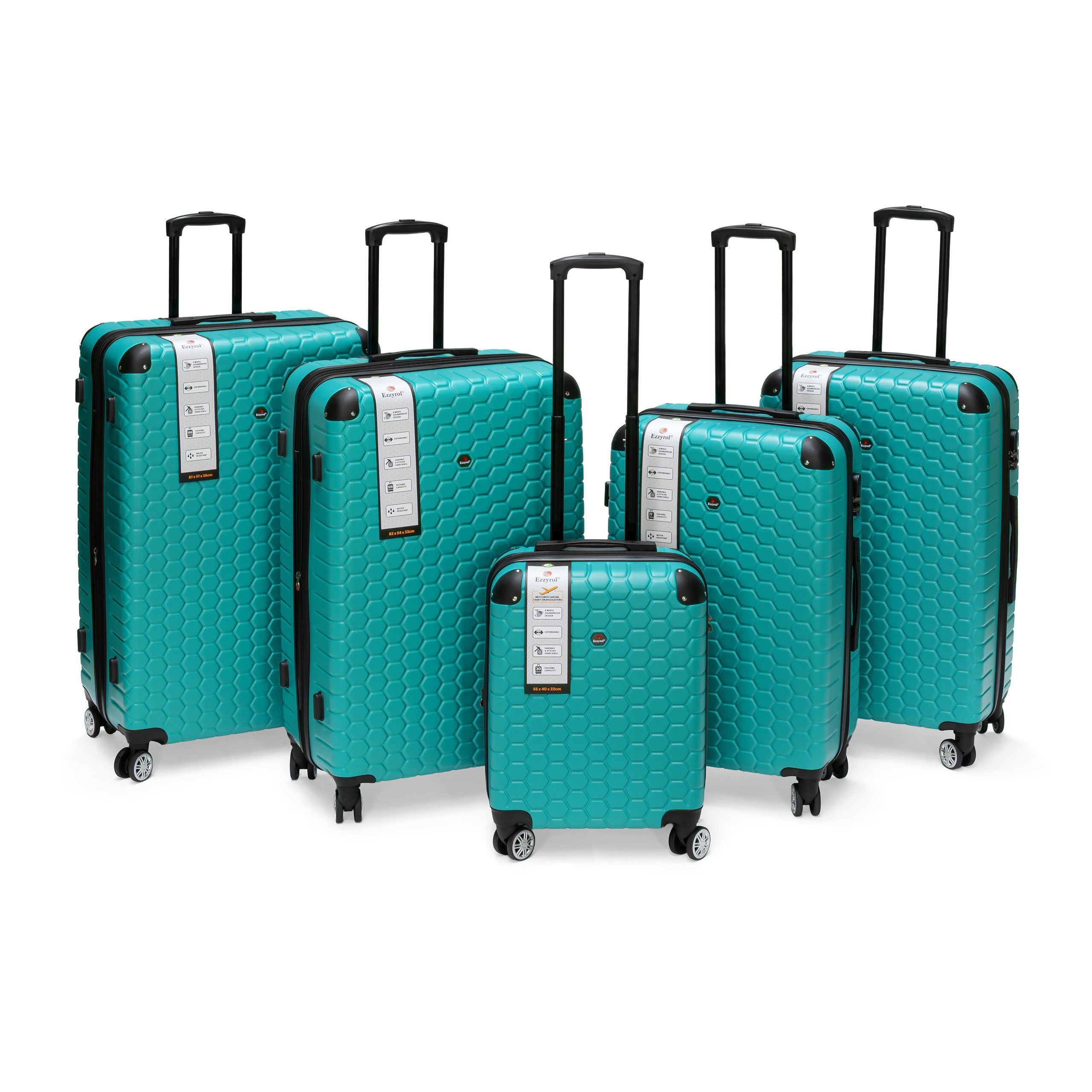 Ezzyrol® Kofferset Hartschalen-Trolley Reisekoffer Set, Koffer günstig online kaufen