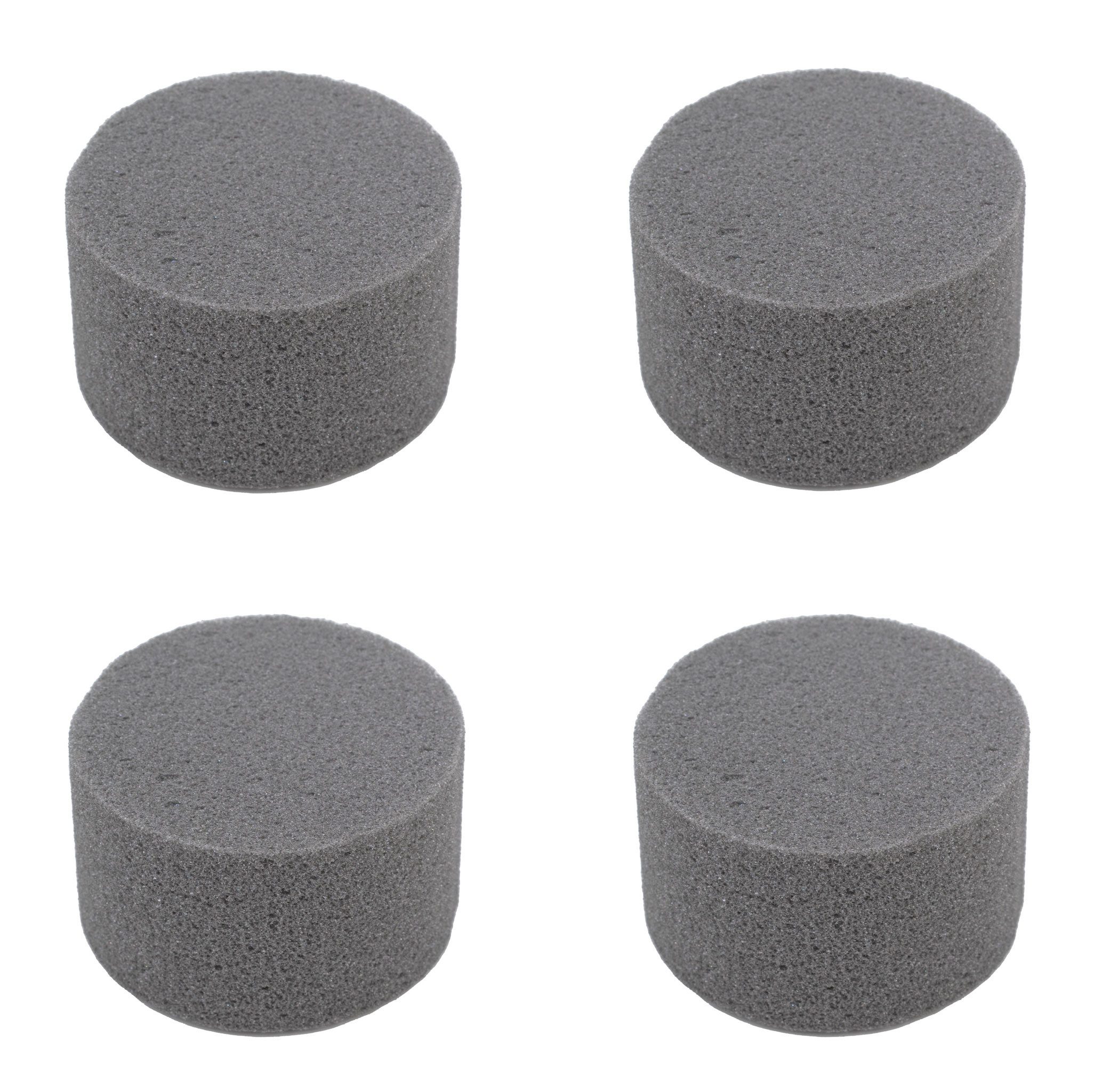 Creativery Bastelmoos, Trocken Steckschaum Rund 8x5cm für Trockenblumen & Kunstblumen 4er Set