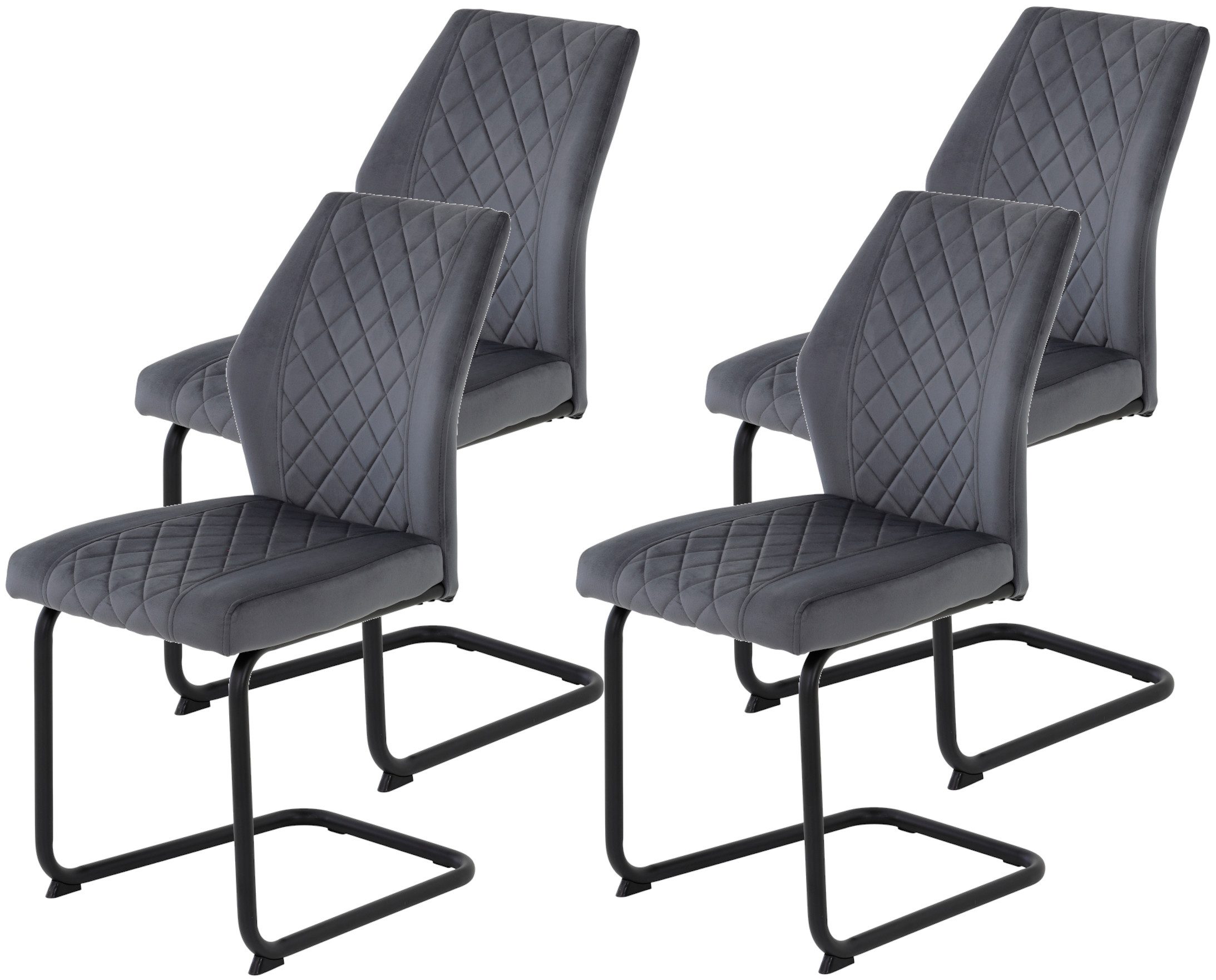 HELA Freischwinger Freischwinger DALLAS 140kg belastbar, mit Rautensteppung günstig online kaufen