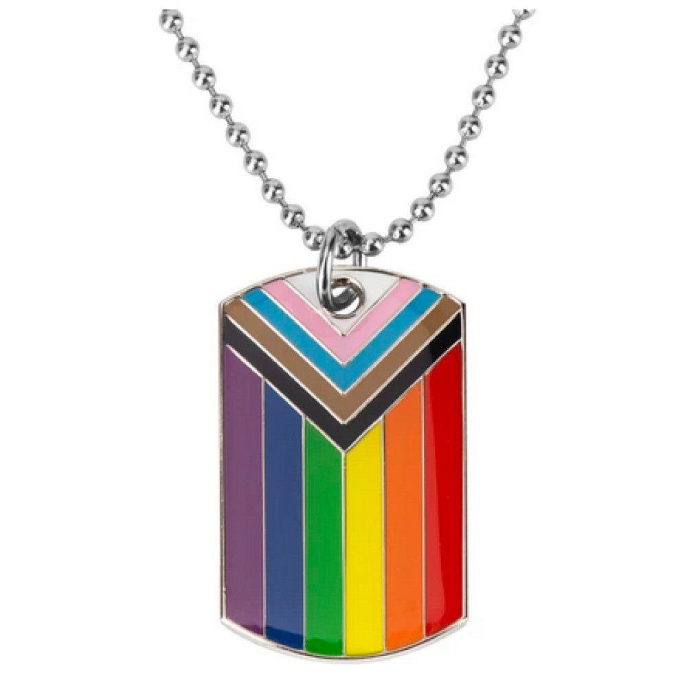 Ware aus aller Welt Kette mit Anhänger LGBTQ Halskette Regenbogen Lesbian G günstig online kaufen