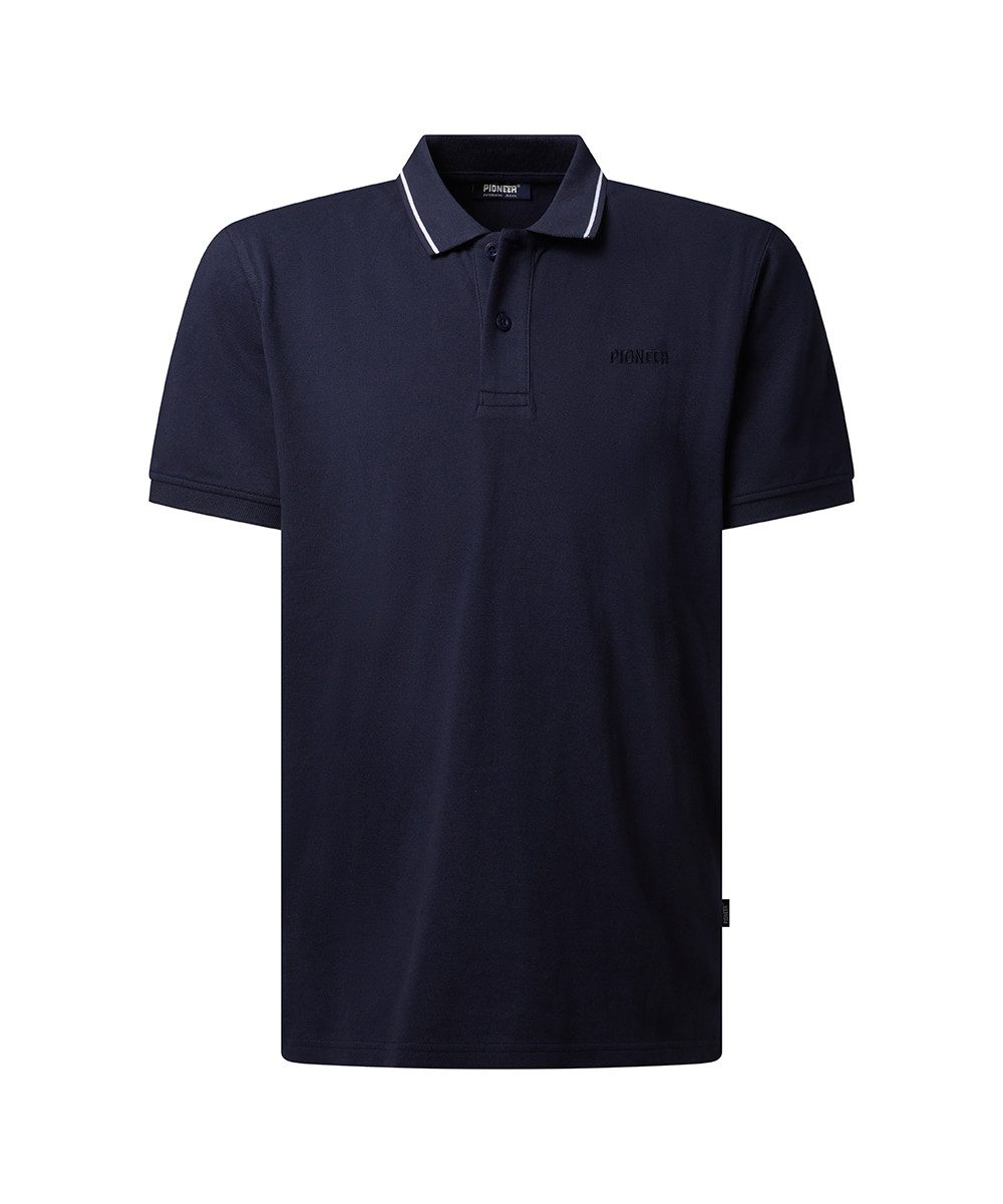 Pioneer Authentic Jeans Poloshirt mit Logo Schriftzug – Bild 5 von 5