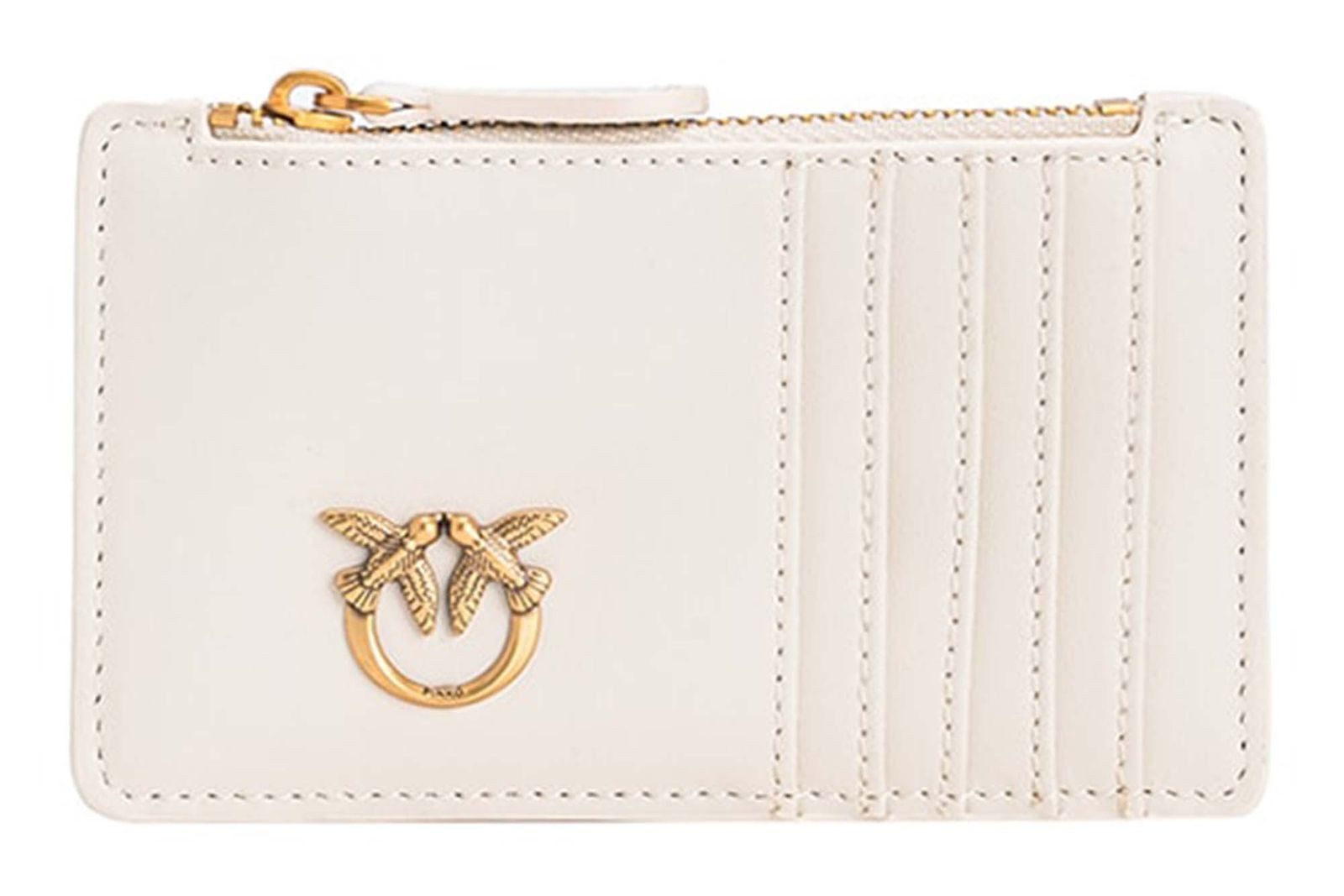 PINKO Kartenetui Cardholder, aus echtem Rindsleder