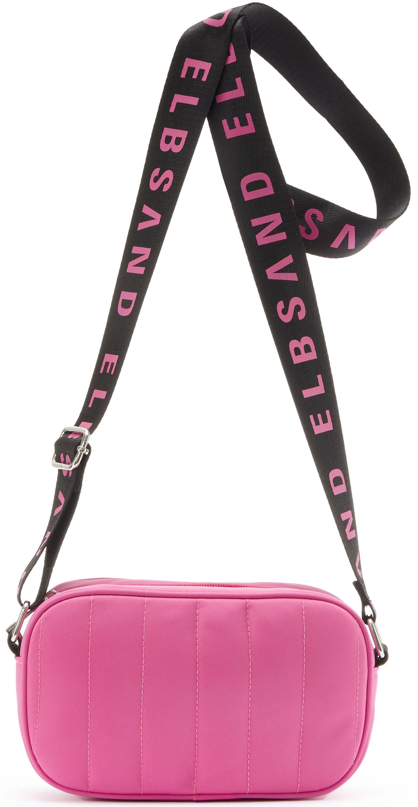 Steppung Elbsand Handtasche Minibag, VEGAN pink mit Umhängetasche