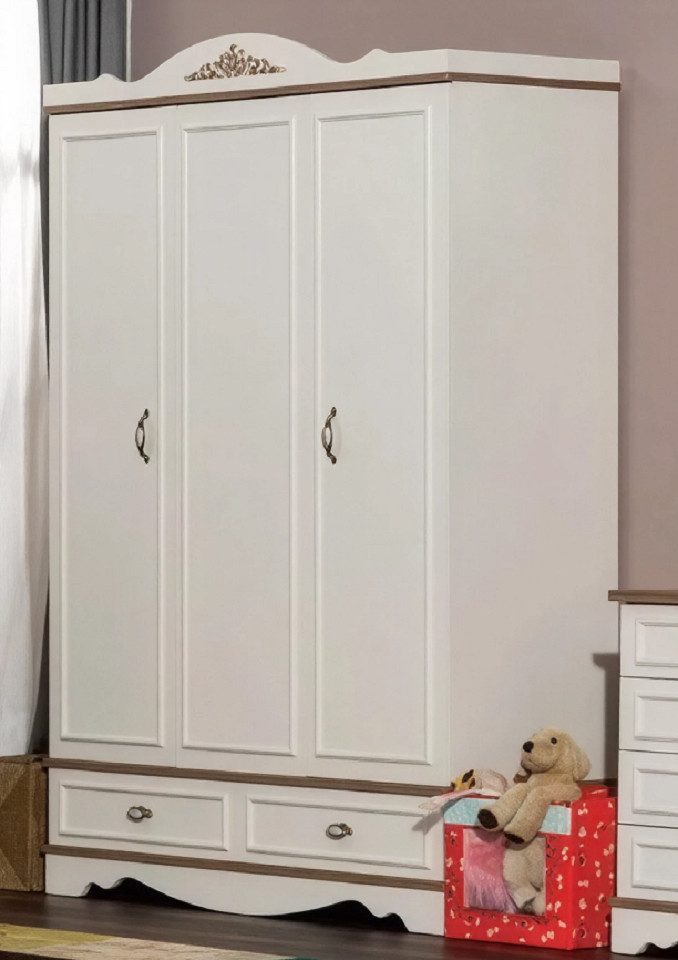 Xlmoebel Kleiderschrank Hochwertiger Schrank für Schlafzimmer in klassischem Design aus Holz (1-St., Kleiderschrank) Hergestellt in Europa