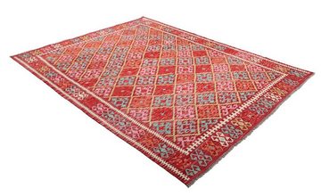 Orientteppich Kelim Afghan 192x242 Handgewebter Orientteppich, Nain Trading, rechteckig, Höhe: 3 mm
