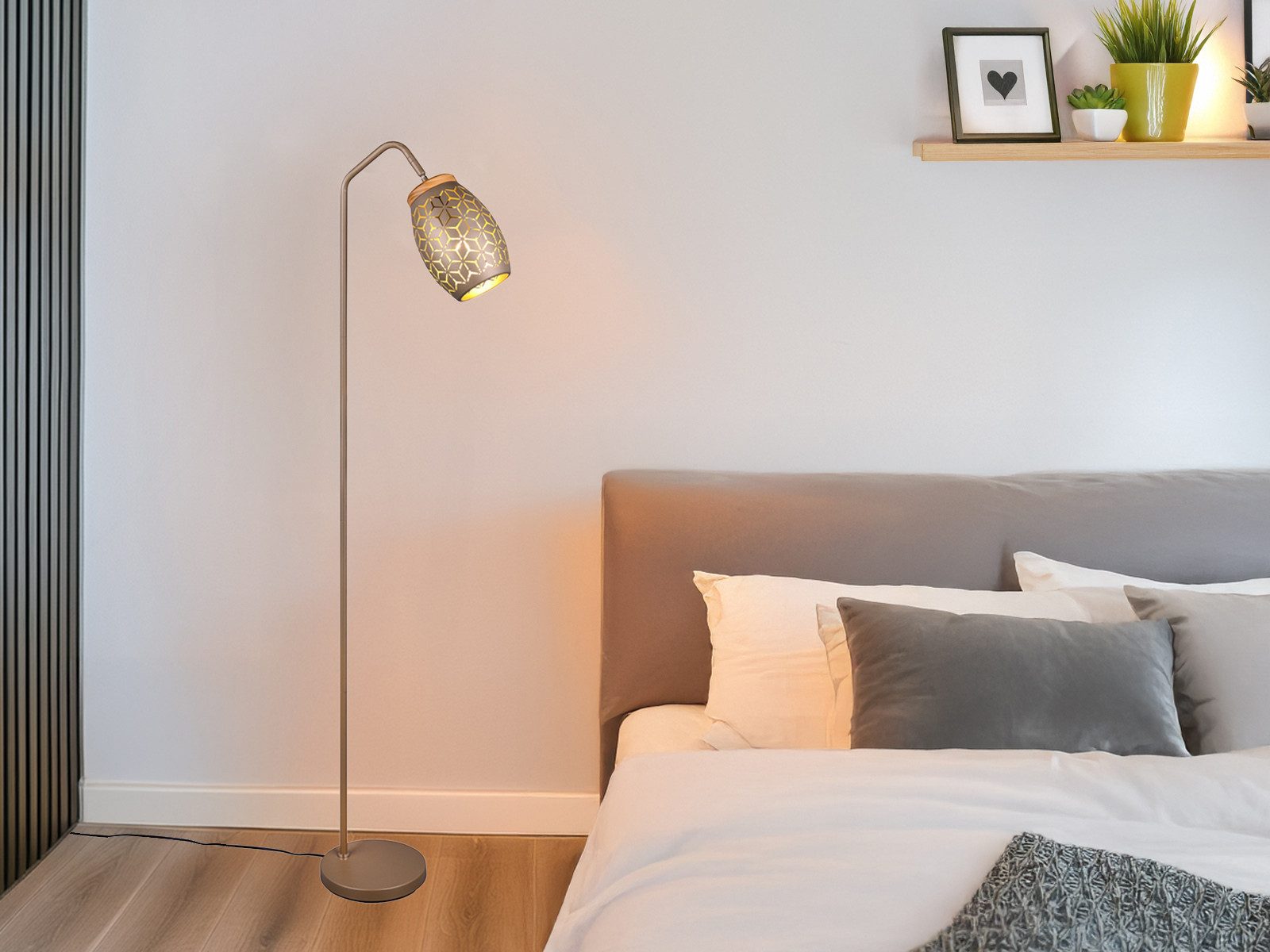 Reality Leuchten LED Stehlampe, Dimmfunktion, LED günstig online kaufen