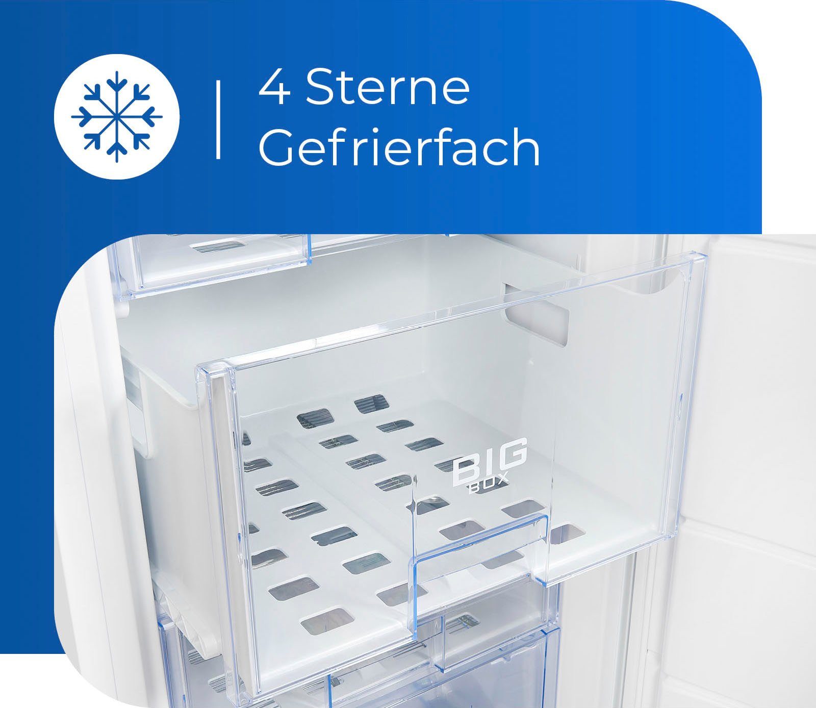 exquisit Gefrierschrank GS22-H-280E weiss, 60 hoch, 145 breit cm cm