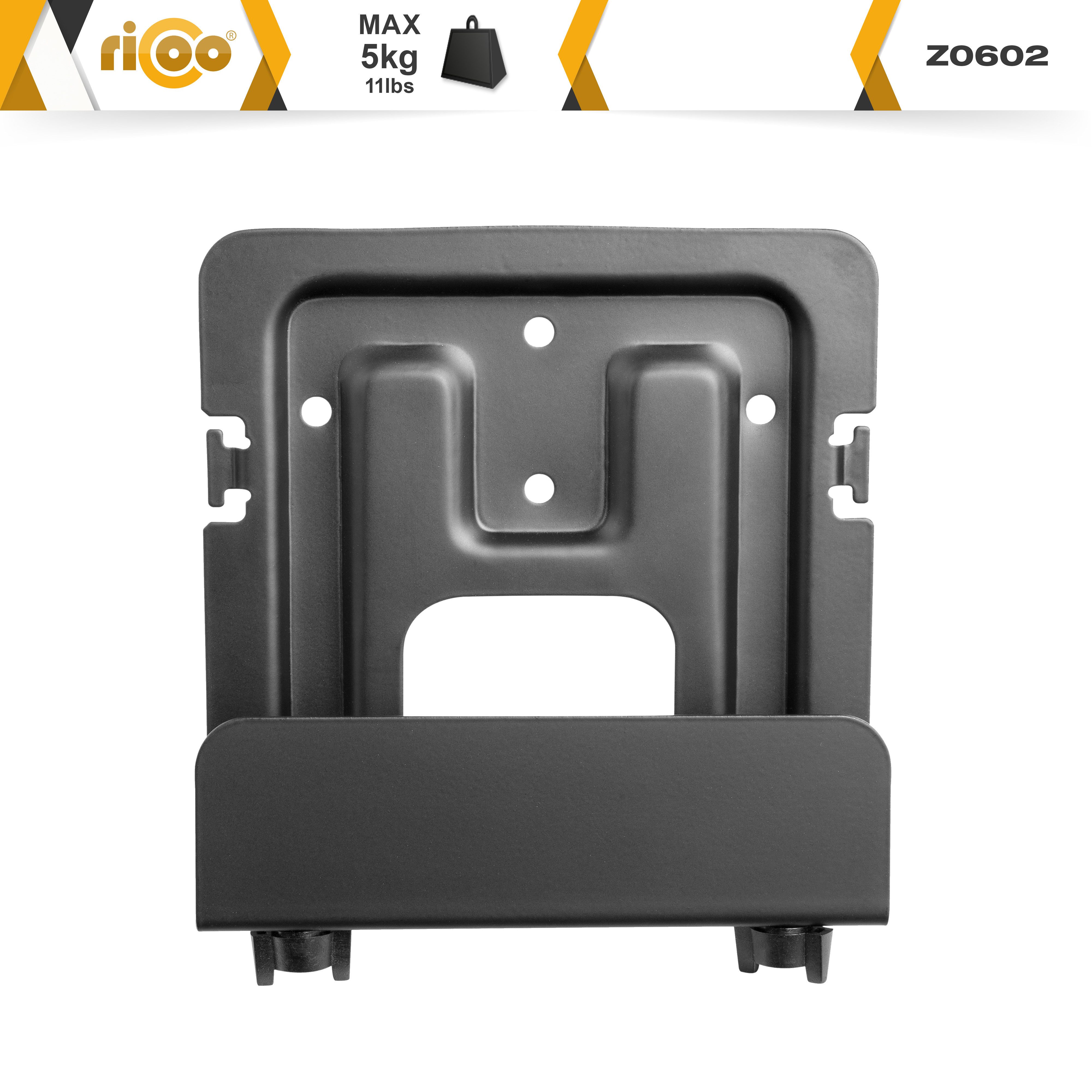 RICOO Streaming Box-Halterung IP-TV Set-Top Boxen Wand-Halterung Aufhängung Befestigung Z0602, (Universal-Halterung für Mediaplayer, 1-tlg., max. Belastbar-keit – Bild 2 von 5