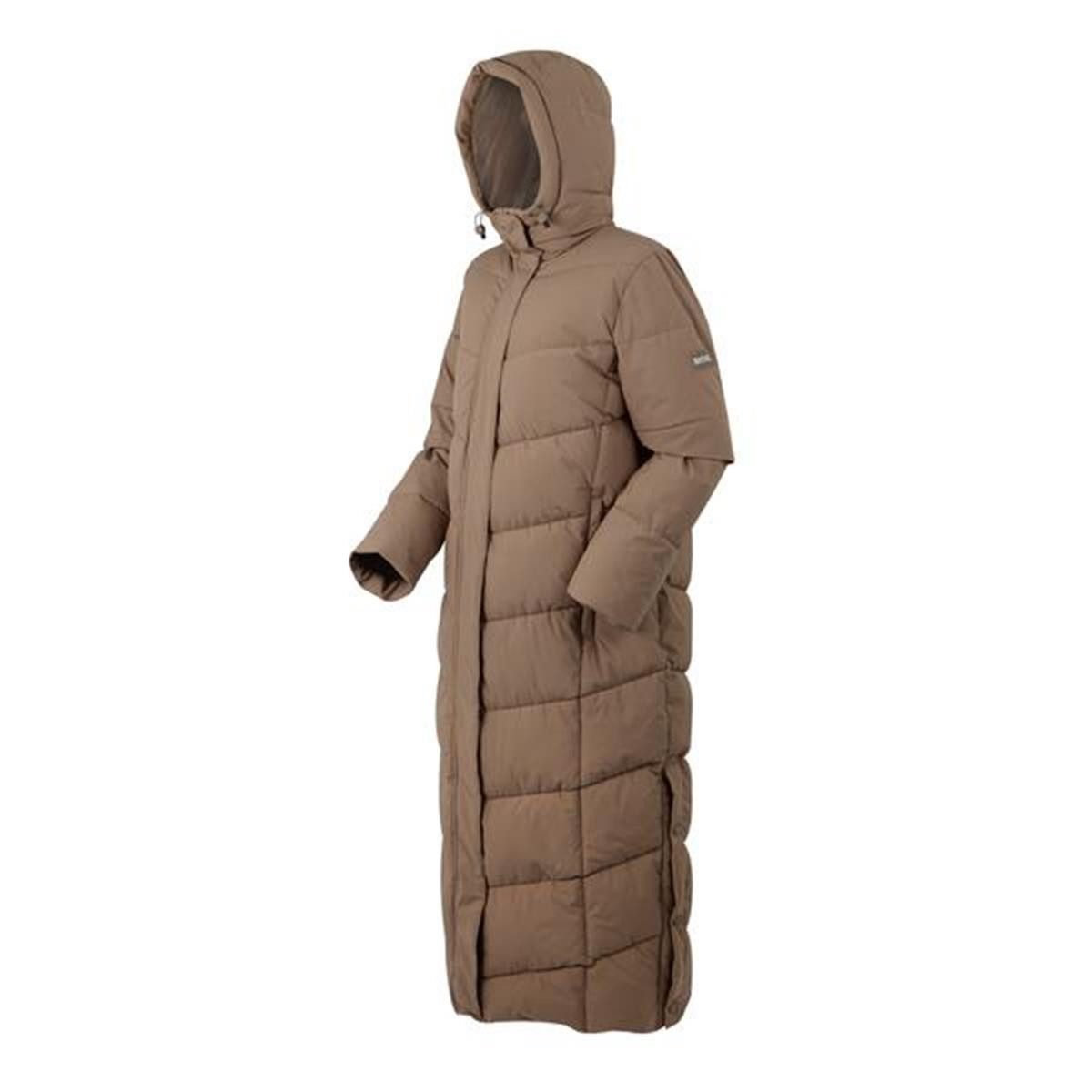 Outdoorjacke Damen Puffer Jacke Lang - Eloria